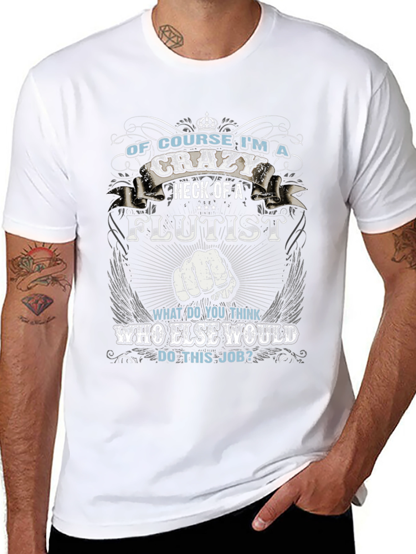 Crazy Flutist T-Shirt