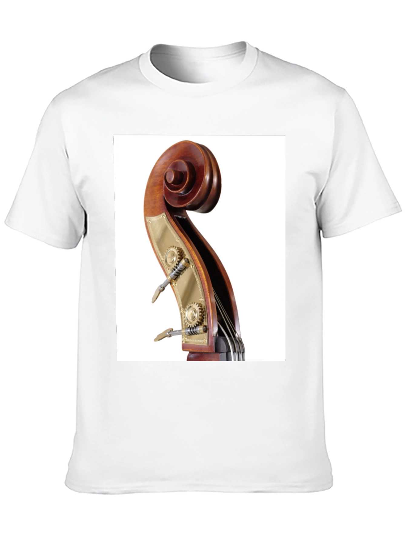Bass Scroll T-Shirt: Music Lovers Tee