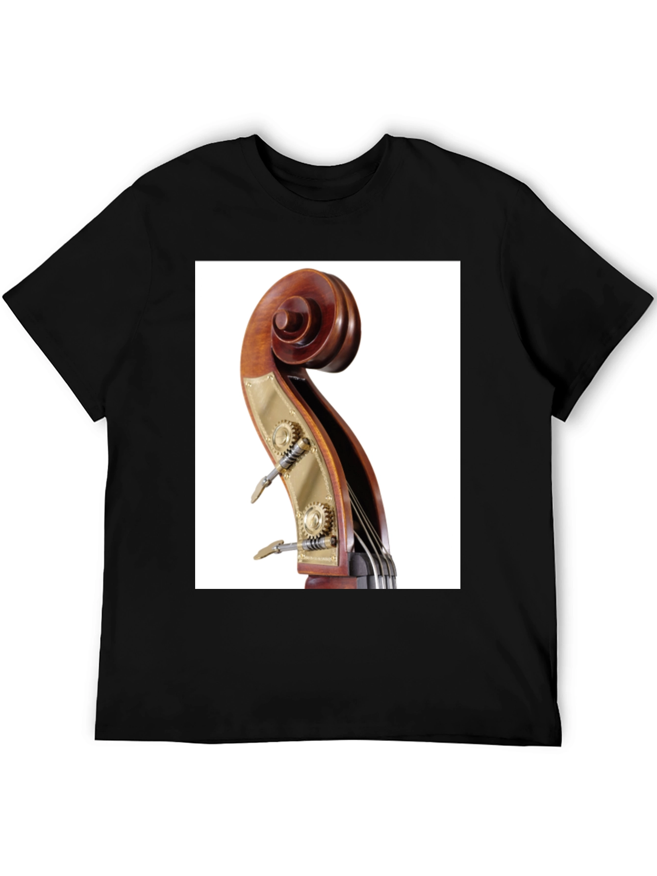 Bass Scroll T-Shirt: Music Lovers Tee