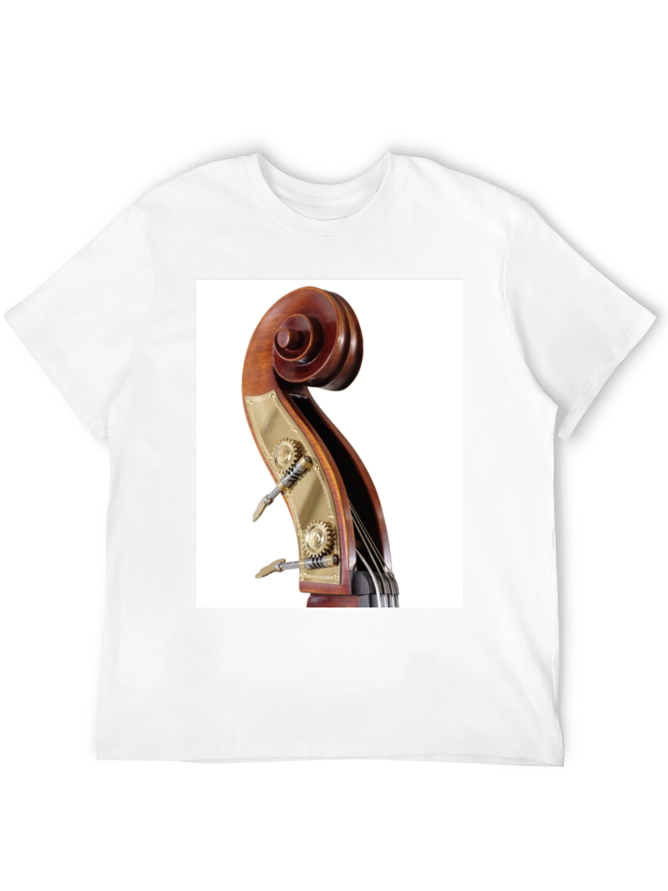 Bass Scroll T-Shirt: Music Lovers Tee