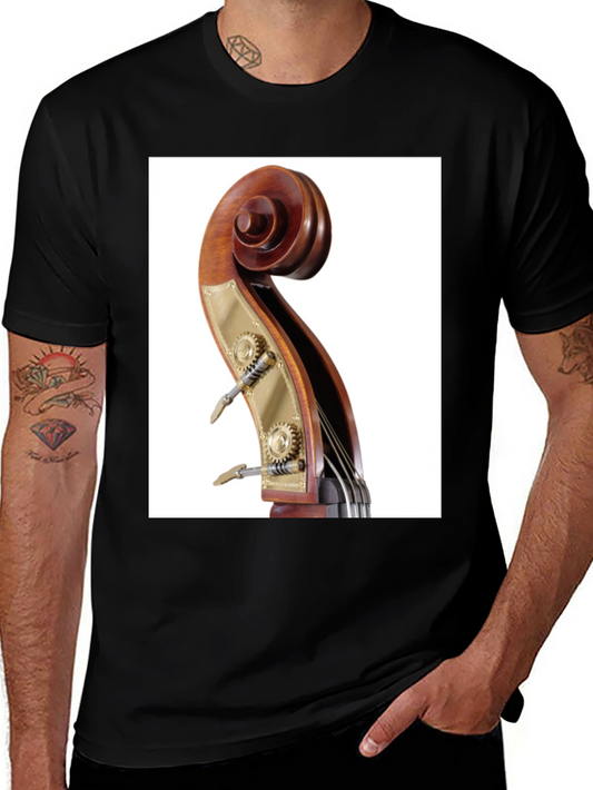 Bass Scroll T-Shirt: Music Lovers Tee