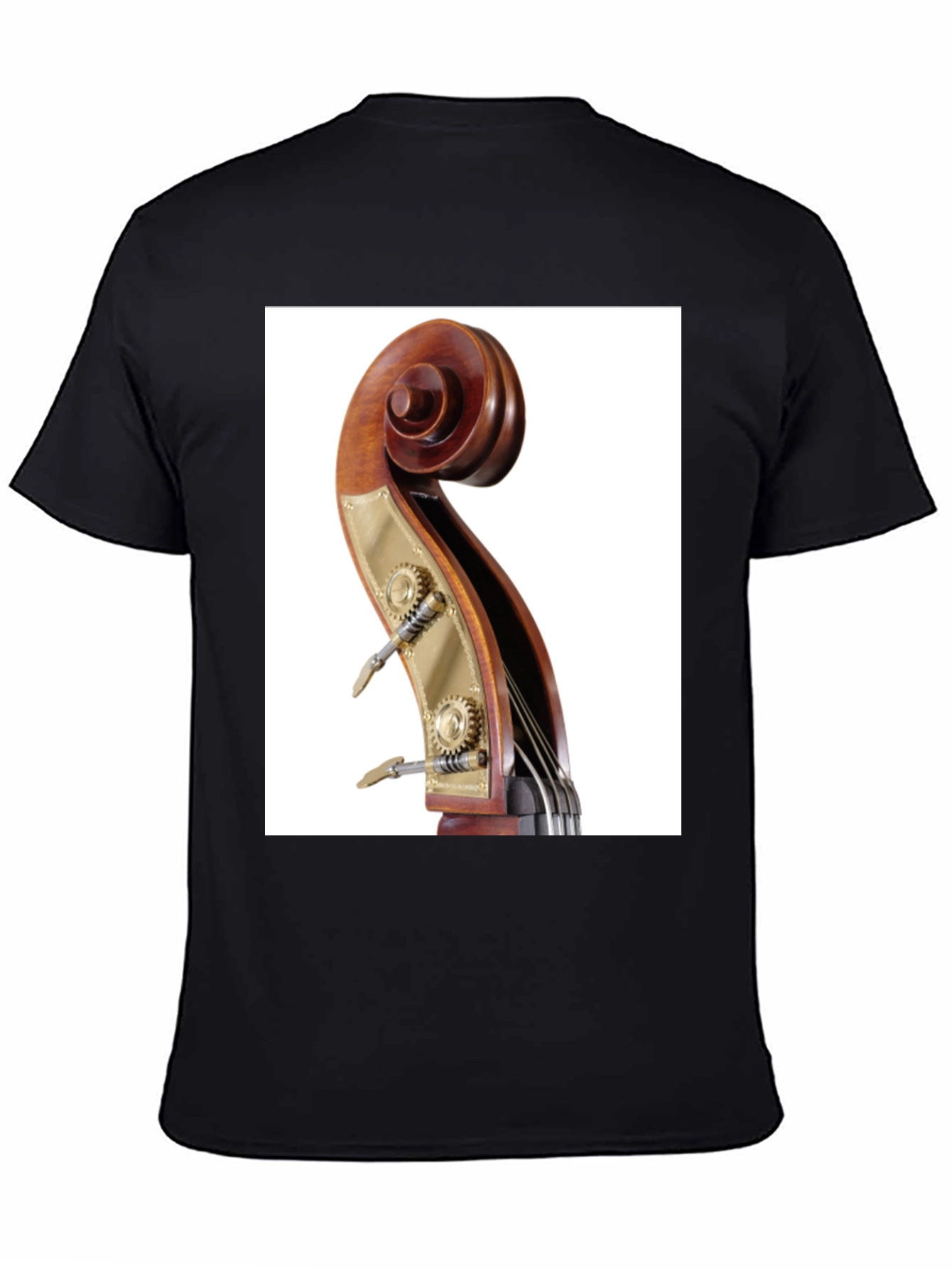 Bass Scroll T-Shirt: Music Lovers Tee