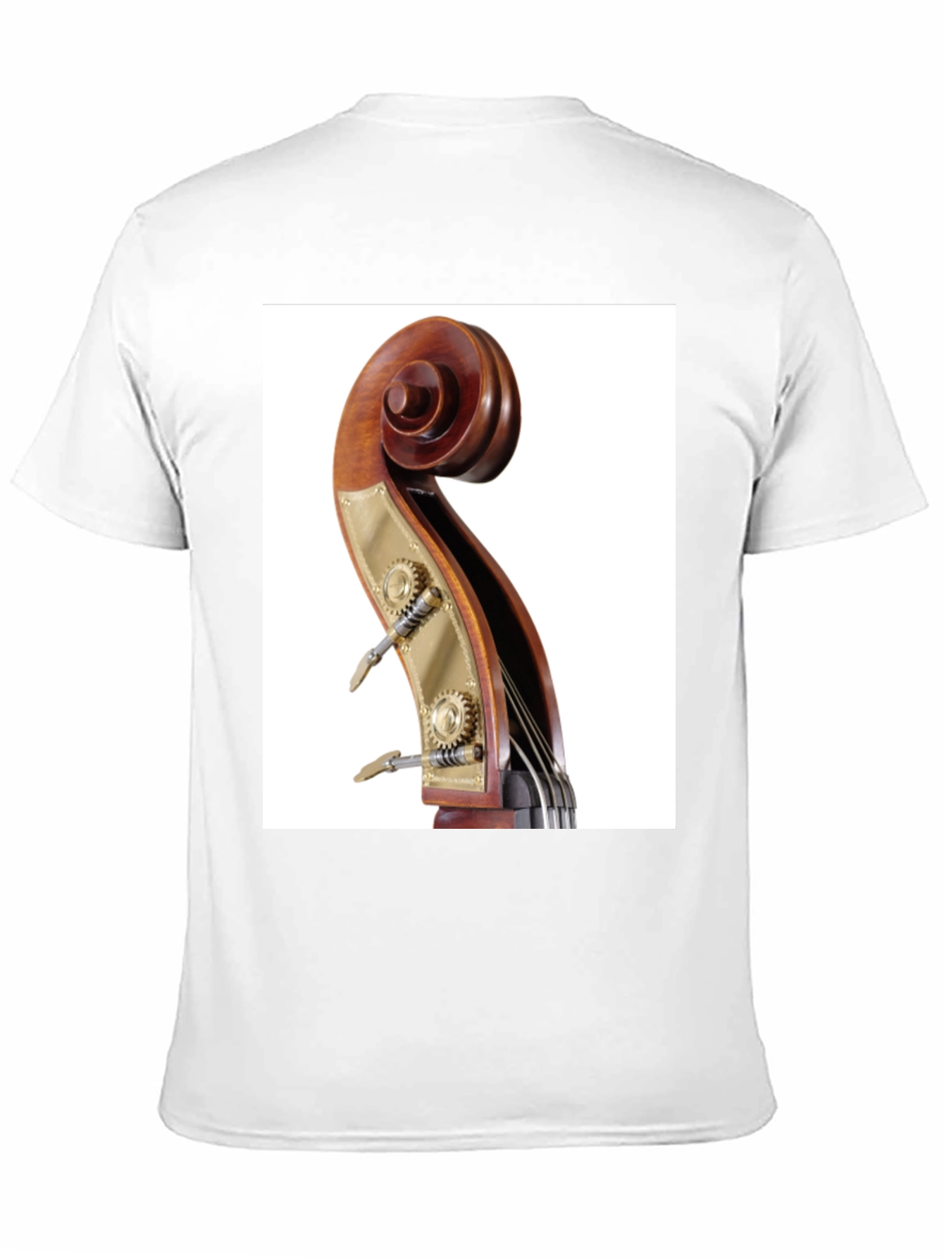 Bass Scroll T-Shirt: Music Lovers Tee