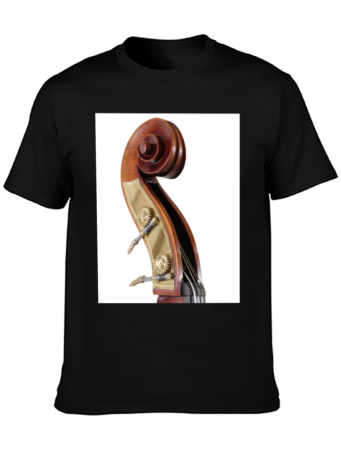 Bass Scroll T-Shirt: Music Lovers Tee