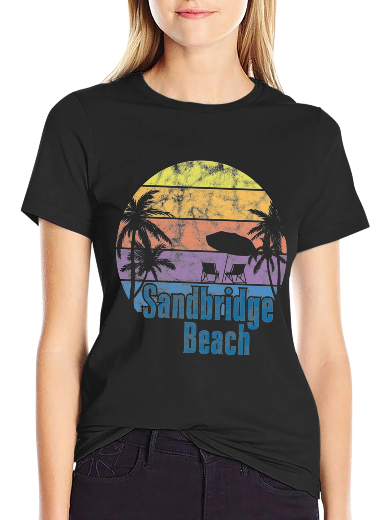 Sandbridge Beach Retro T-Shirt