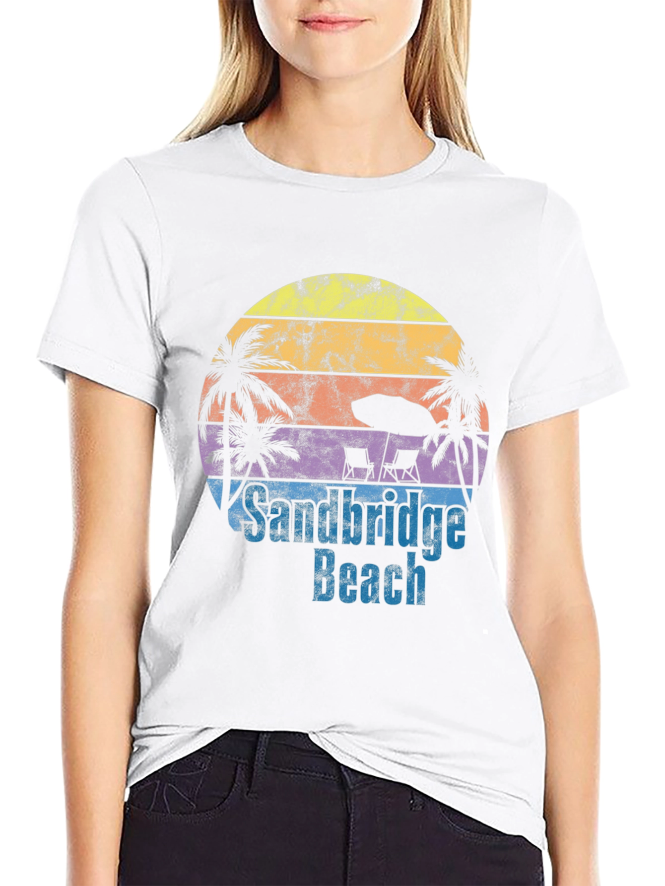 Sandbridge Beach Retro T-Shirt