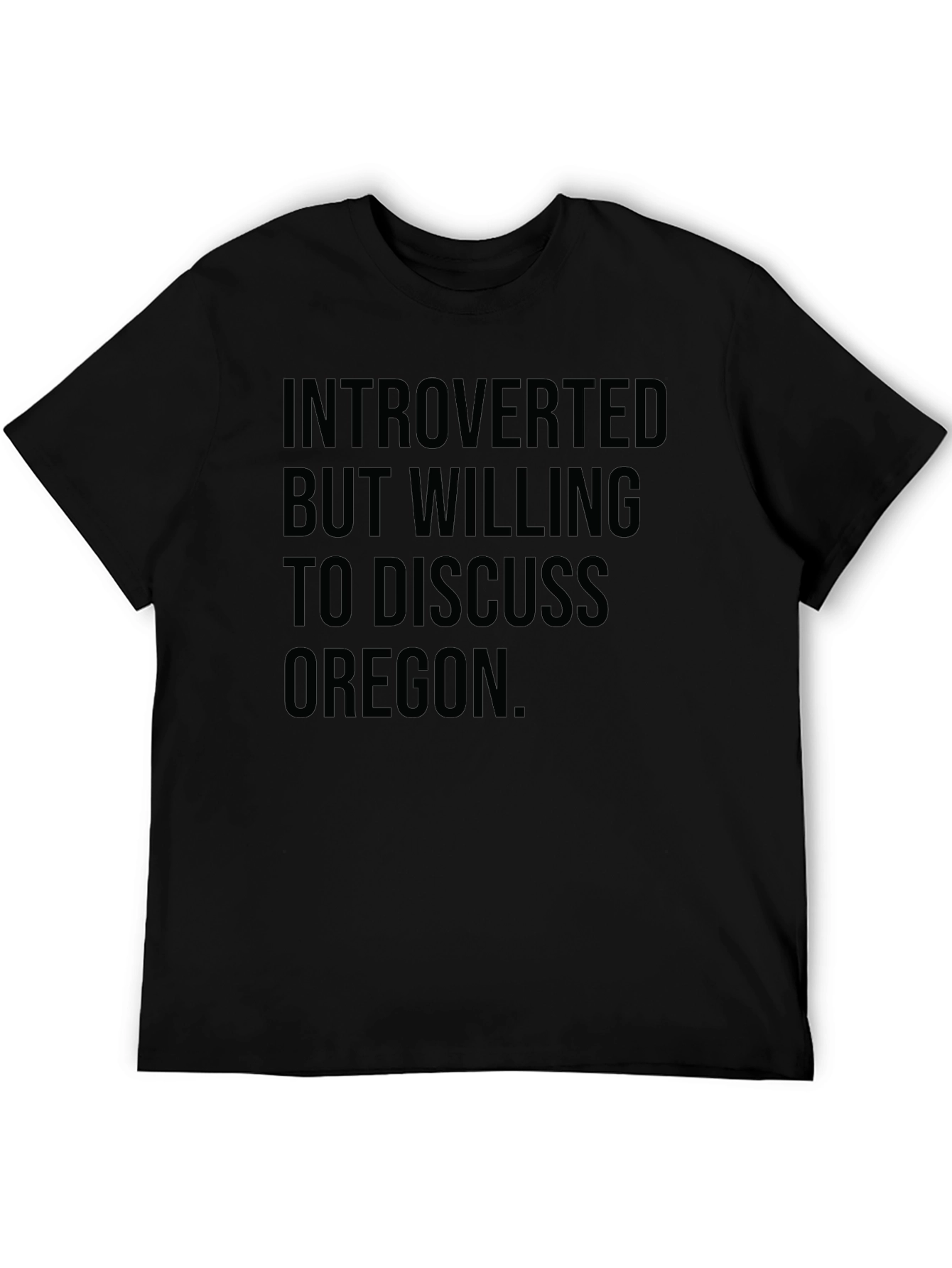 Introverted Oregon T-Shirt - Soft Cotton Tee