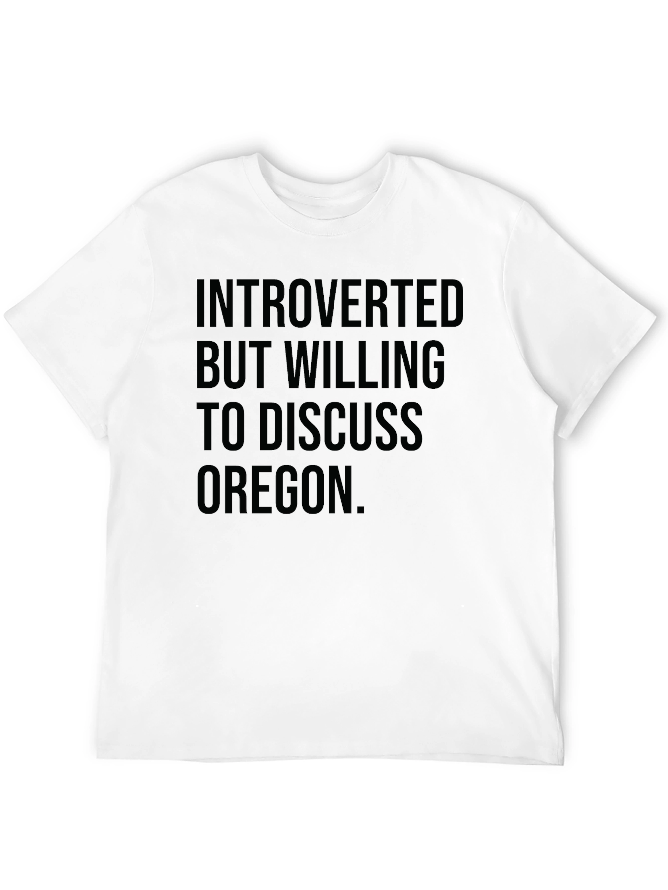Introverted Oregon T-Shirt - Soft Cotton Tee