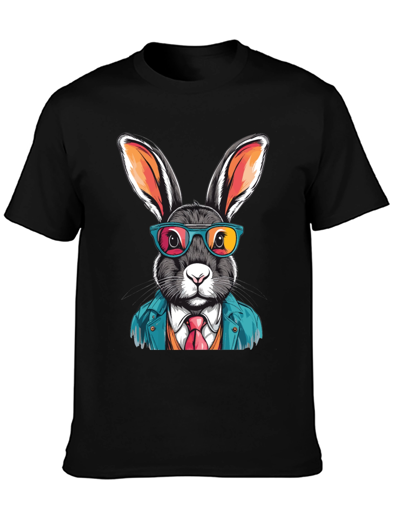 Dapper Bunny T-Shirt - Cool Rabbit Design