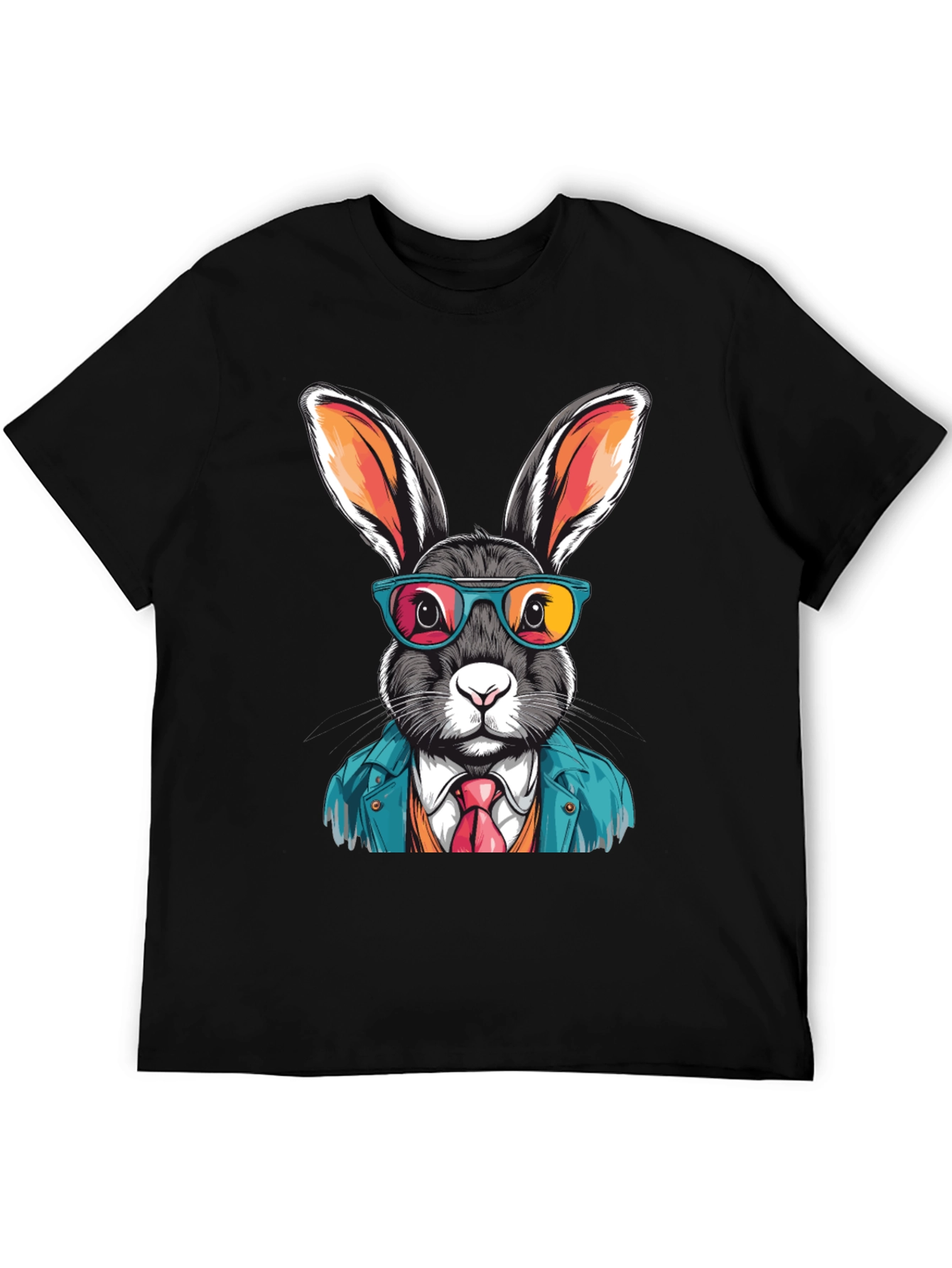 Dapper Bunny T-Shirt - Cool Rabbit Design
