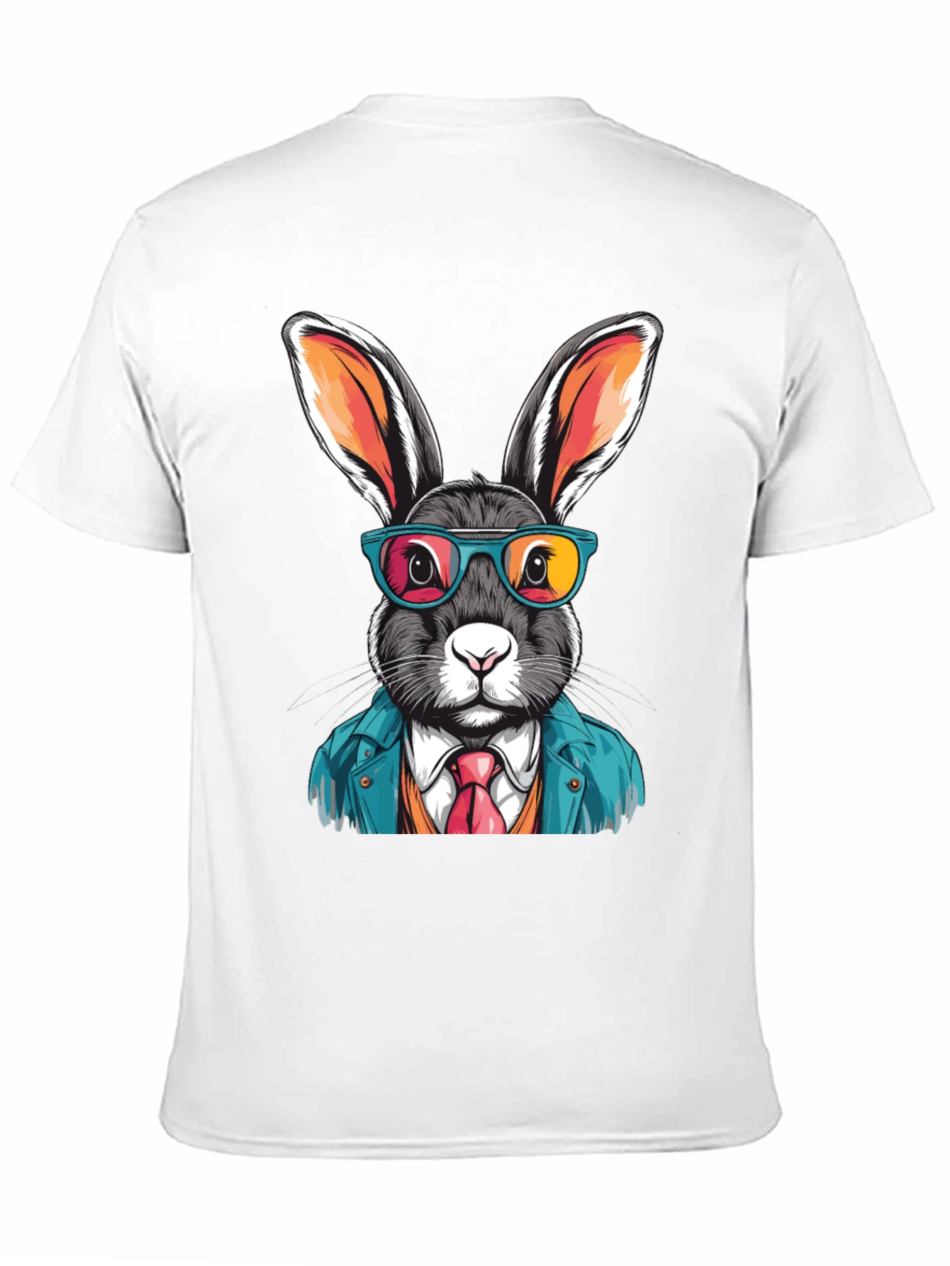 Dapper Bunny T-Shirt - Cool Rabbit Design