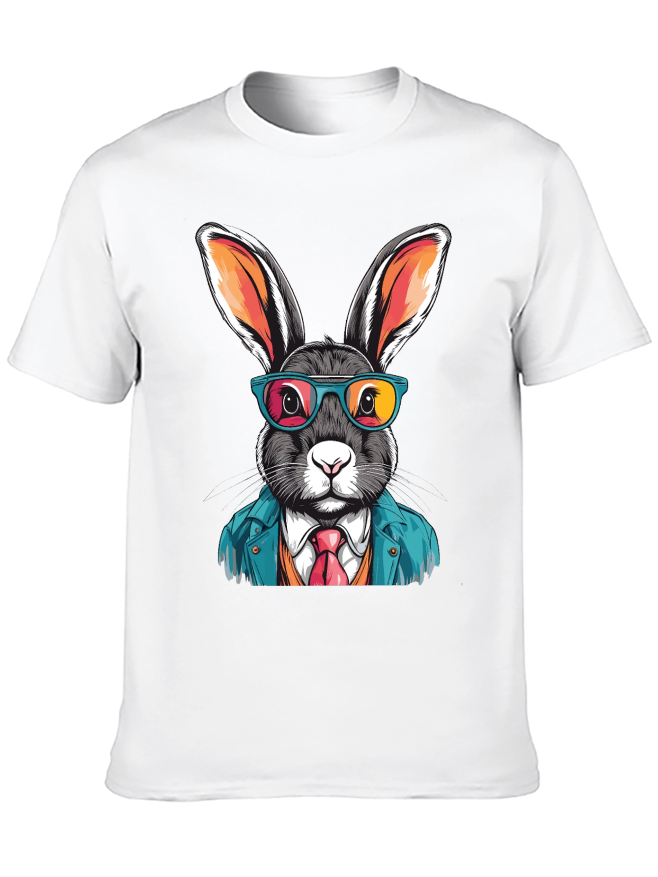 Dapper Bunny T-Shirt - Cool Rabbit Design