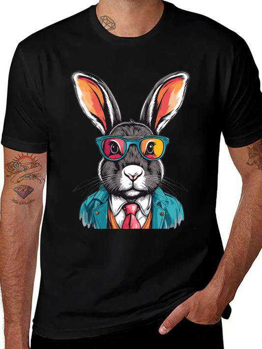 Dapper Bunny T-Shirt - Cool Rabbit Design
