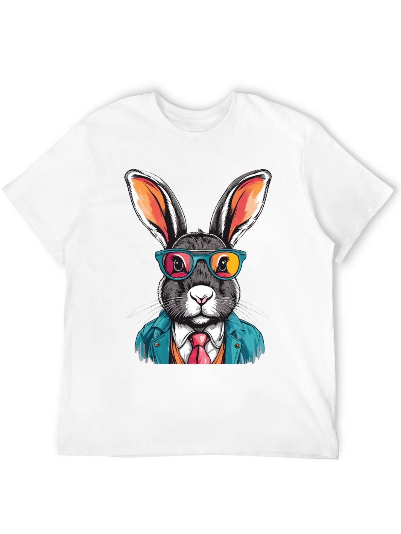 Dapper Bunny T-Shirt - Cool Rabbit Design