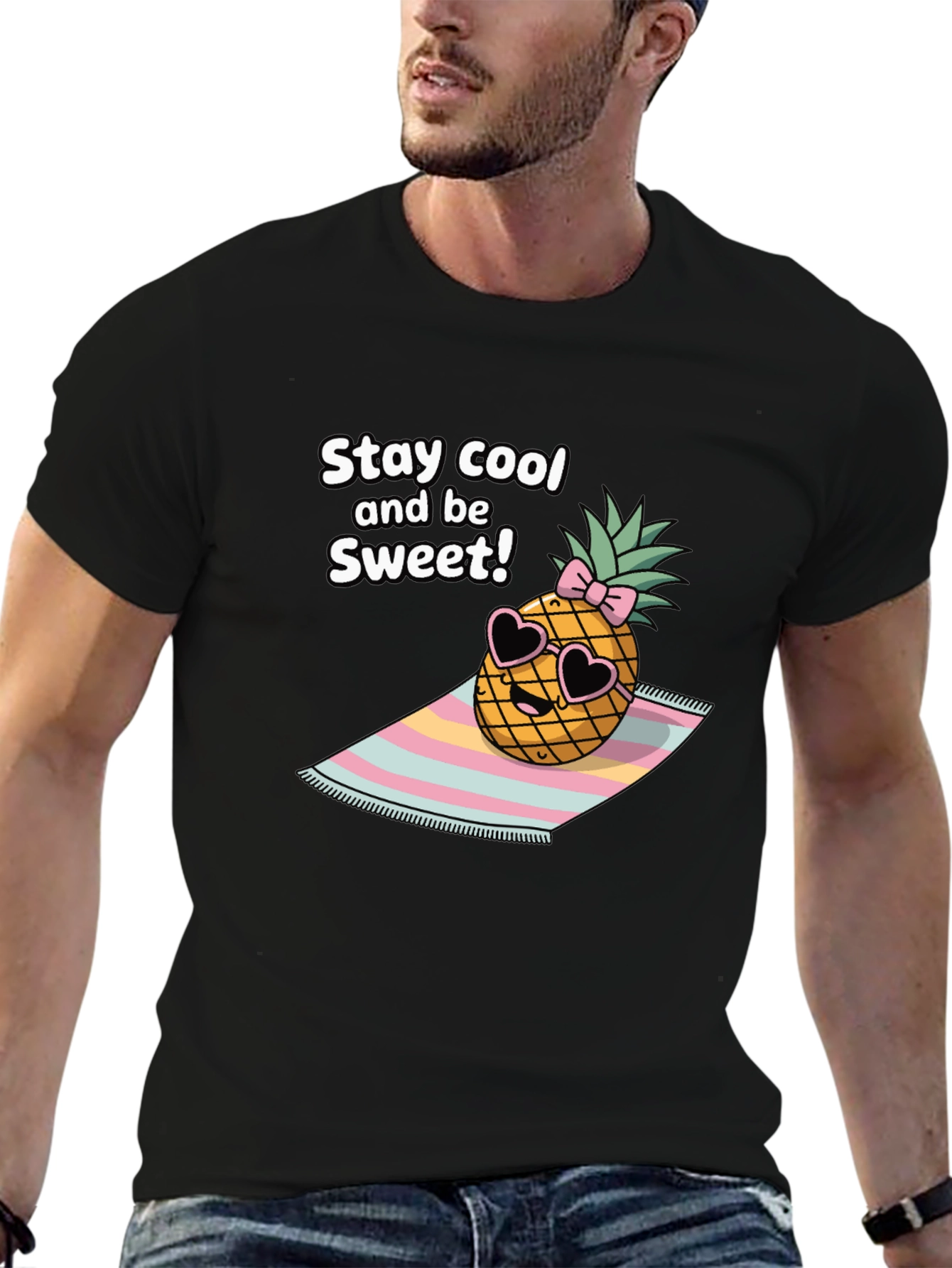 Stay Cool Pineapple Graphic Tee