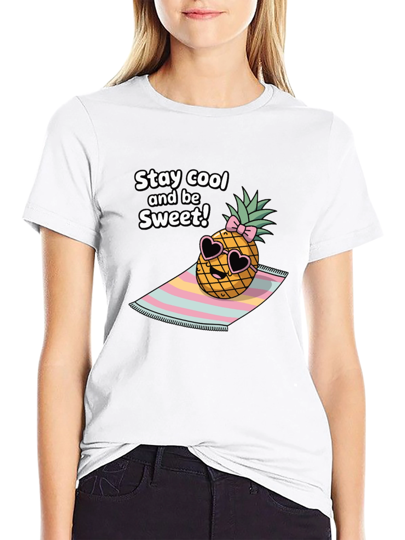 Stay Cool Pineapple Graphic Tee