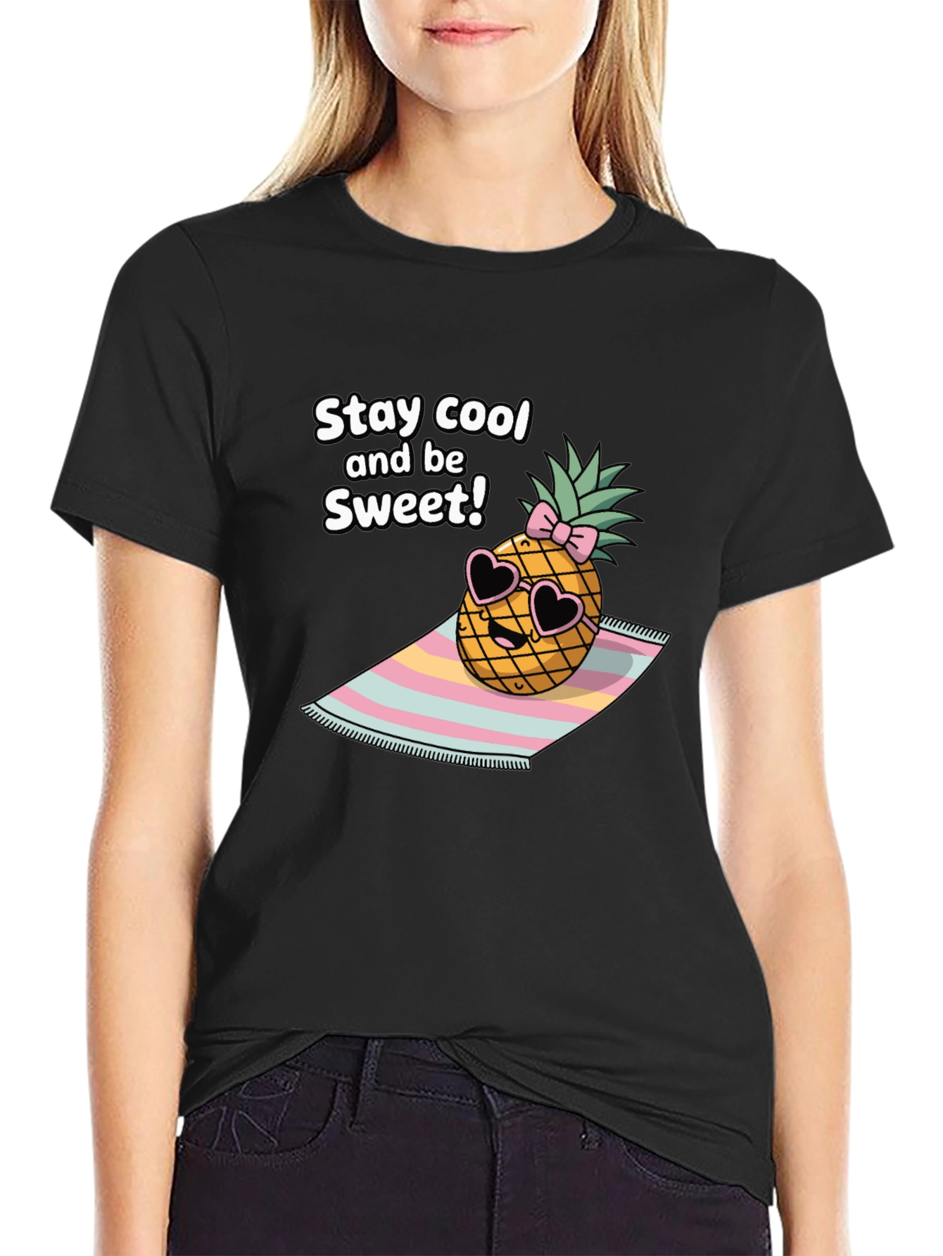 Stay Cool Pineapple Graphic Tee