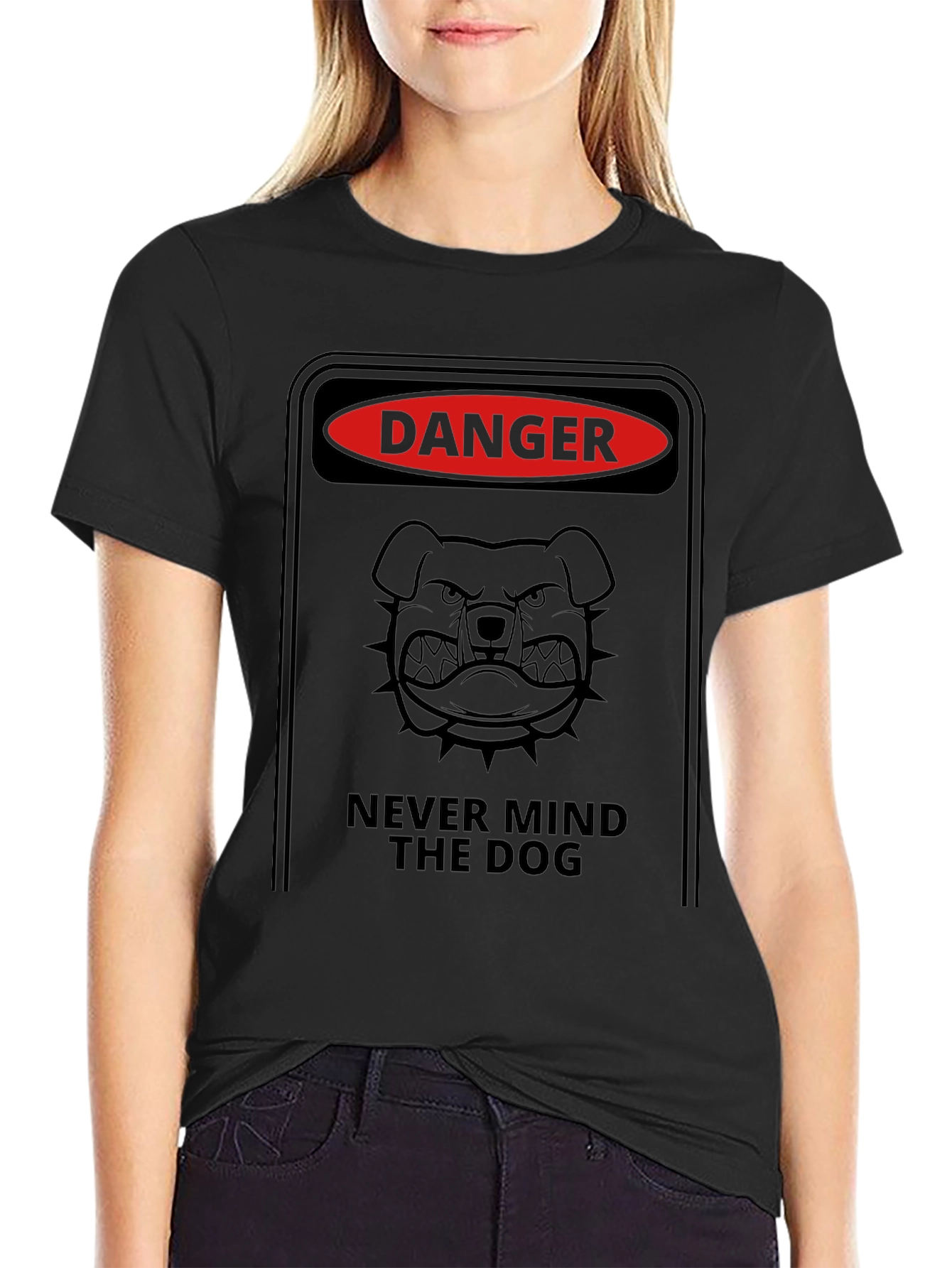 Danger: Never Mind the Dog T-Shirt - Graphic Tee