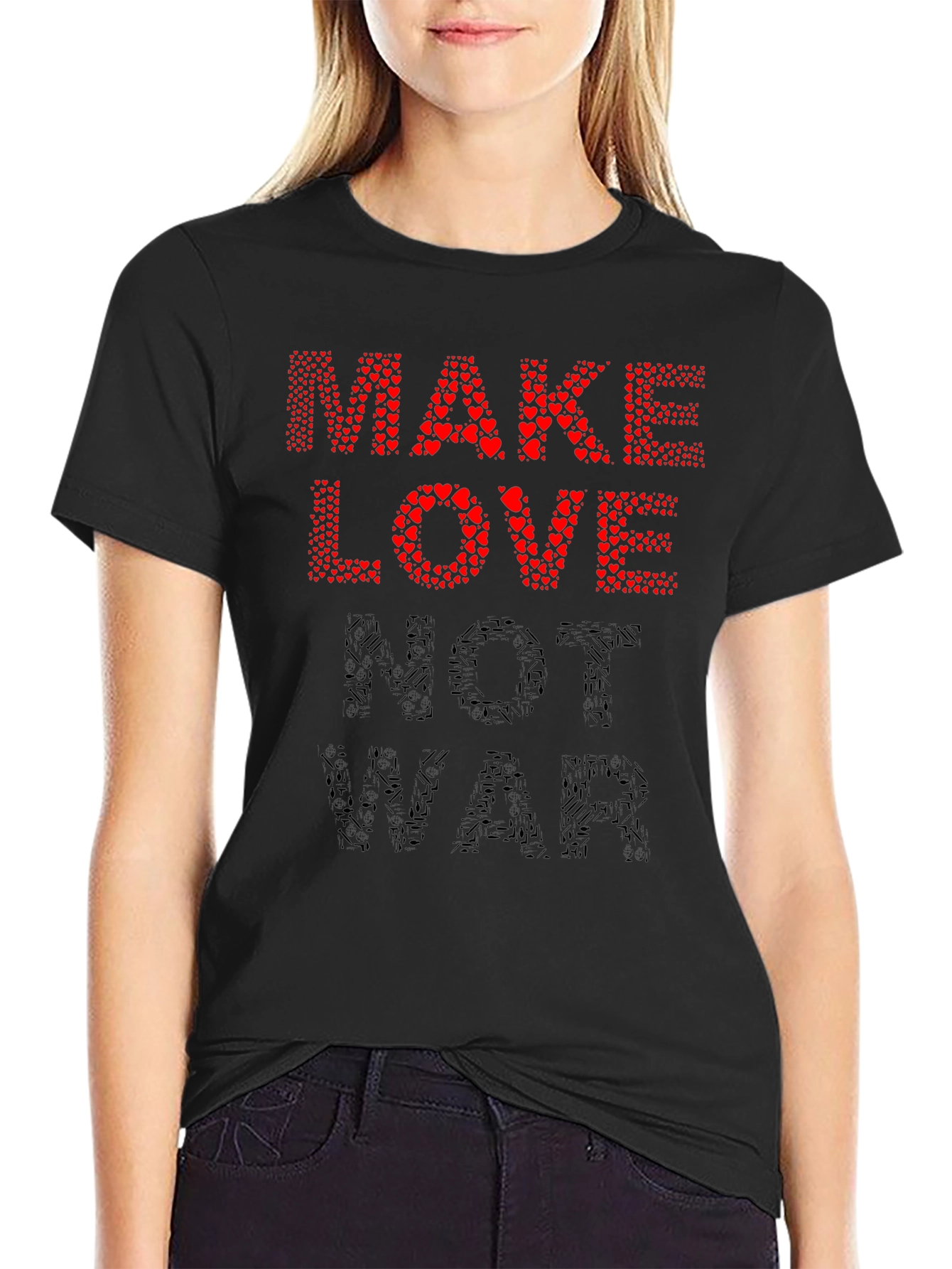 Make Love Not War Graphic T-Shirt