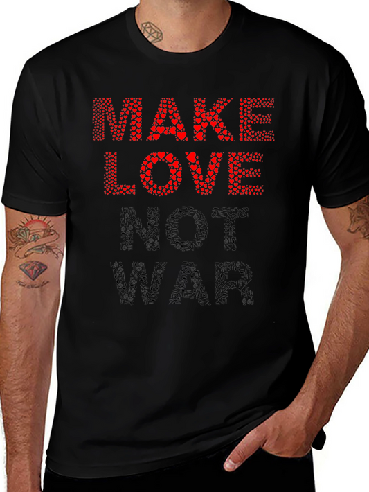Make Love Not War Graphic T-Shirt