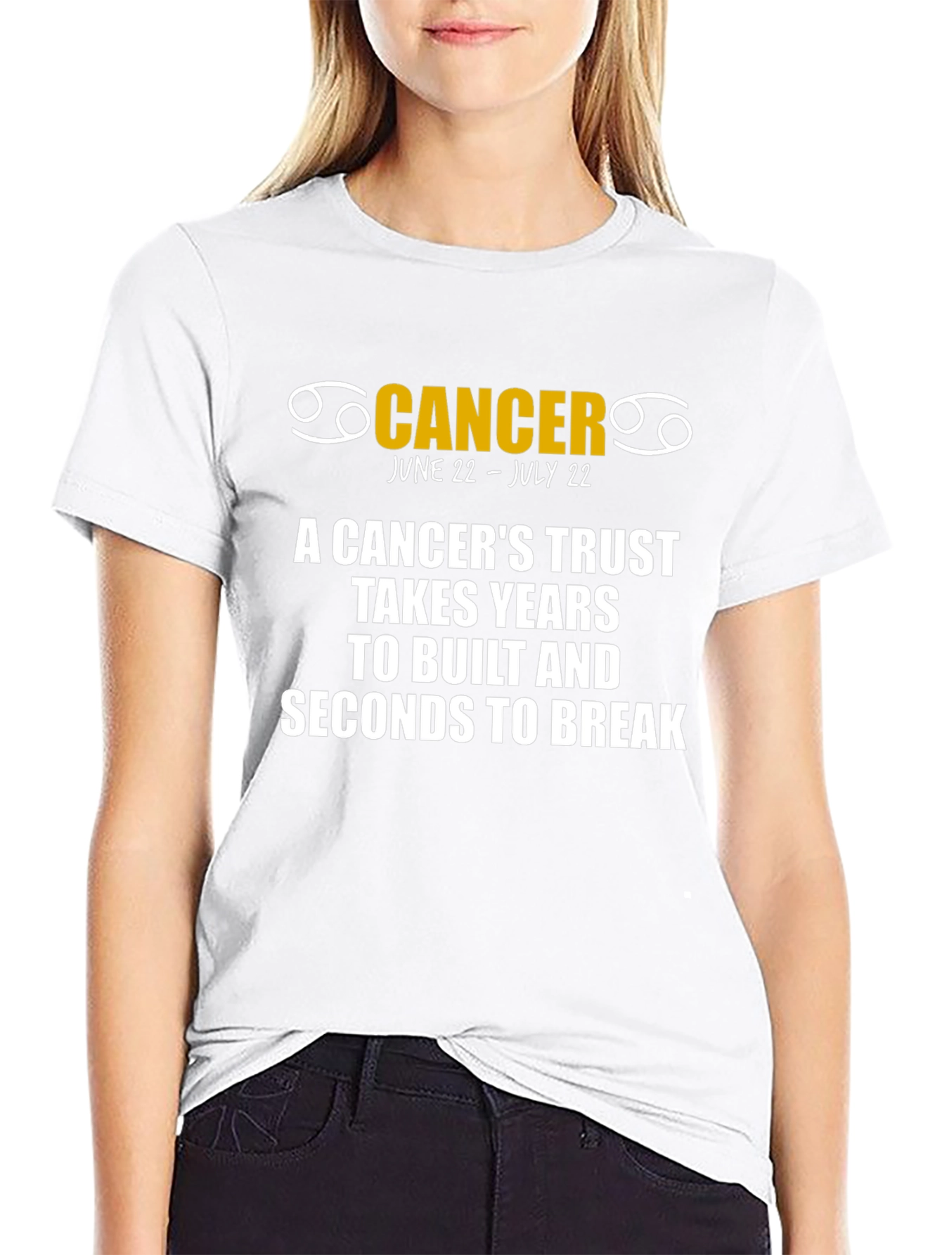 Cancer Zodiac T-Shirt: June 22 - July 22