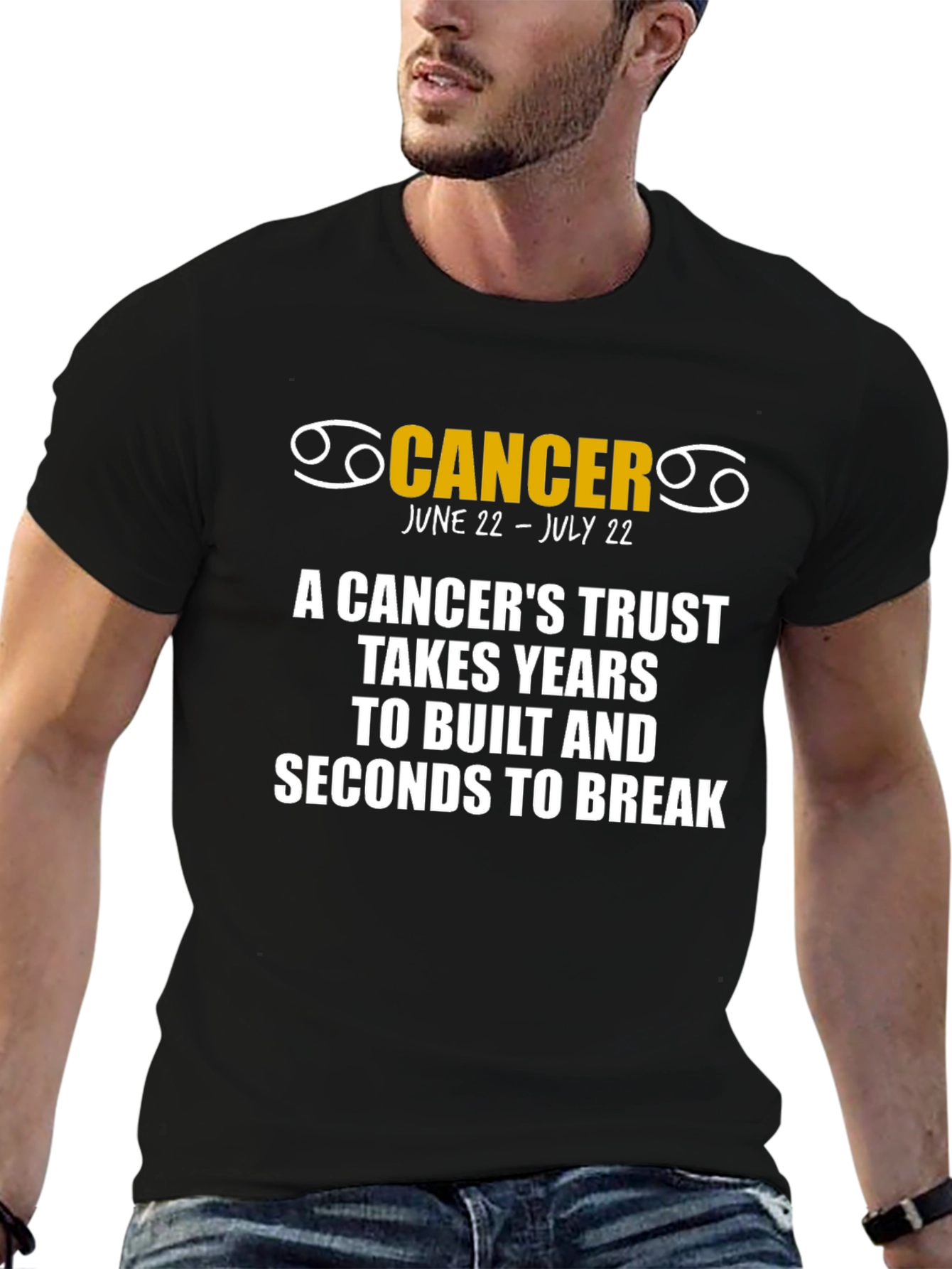 Cancer Zodiac T-Shirt: June 22 - July 22