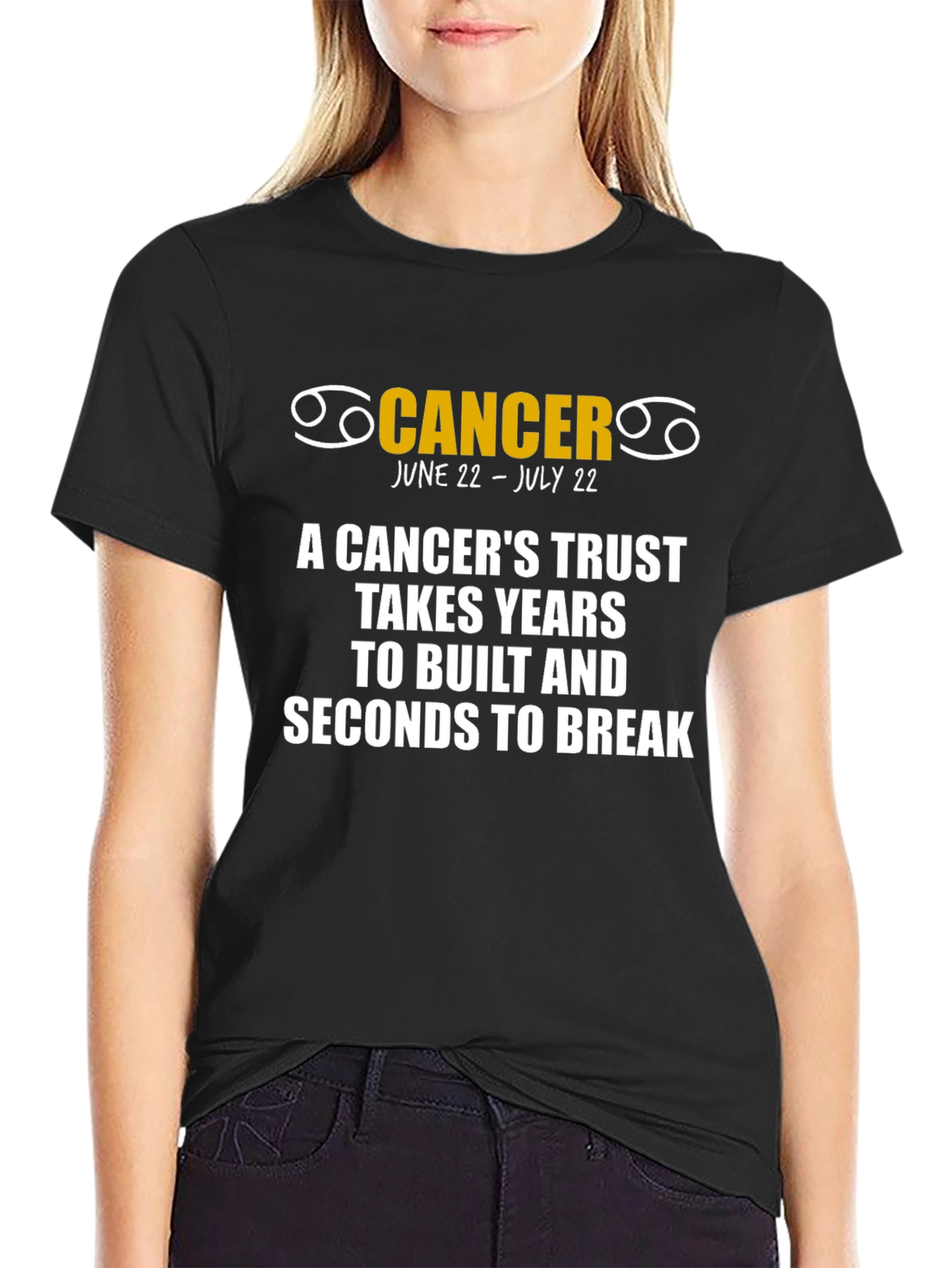 Cancer Zodiac T-Shirt: June 22 - July 22