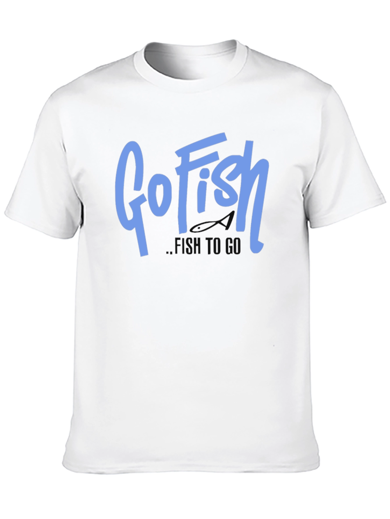 Go Fish Mens Black Graphic Tee