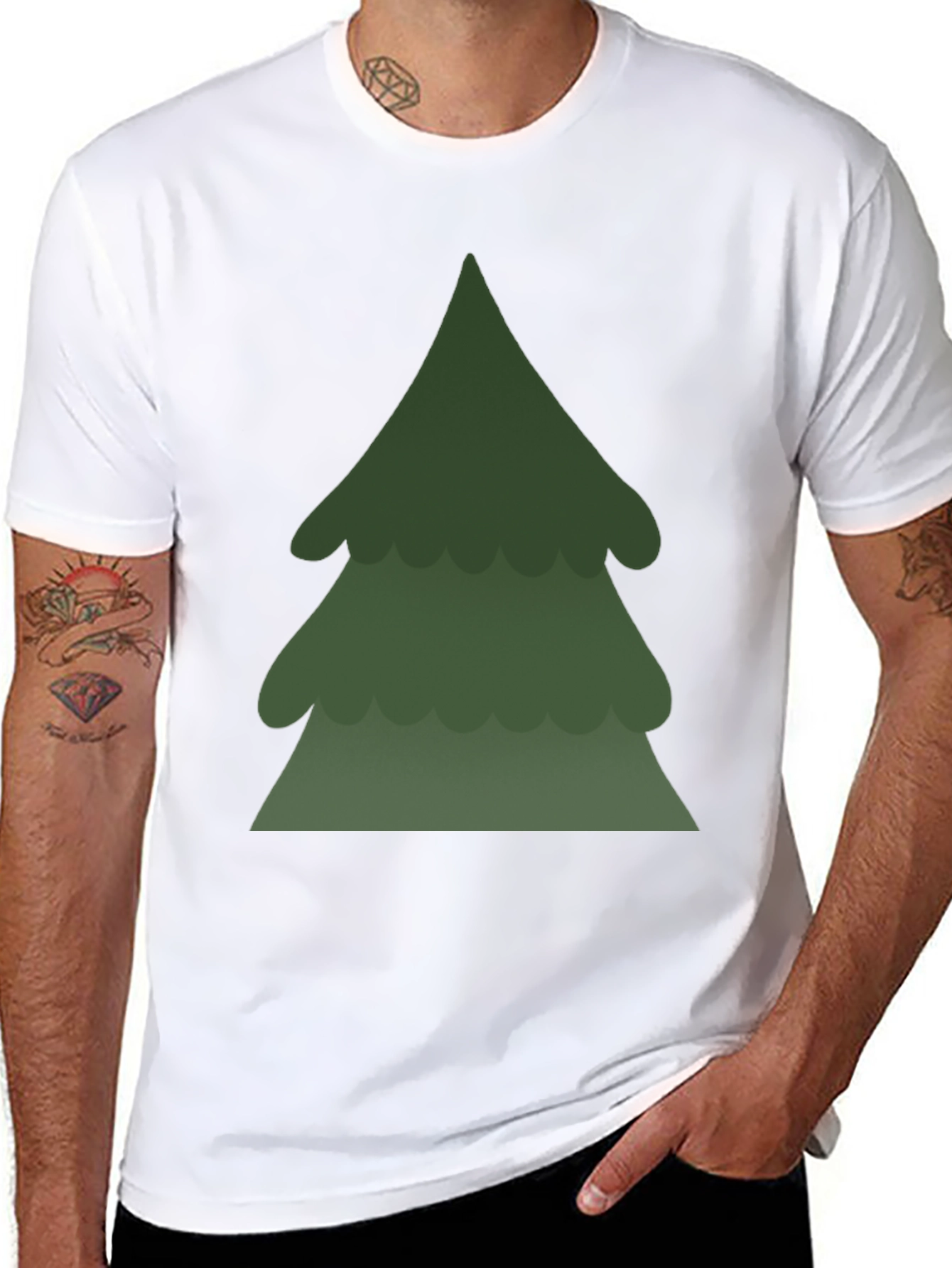 Evergreen Tree Graphic Tee - Holiday Style