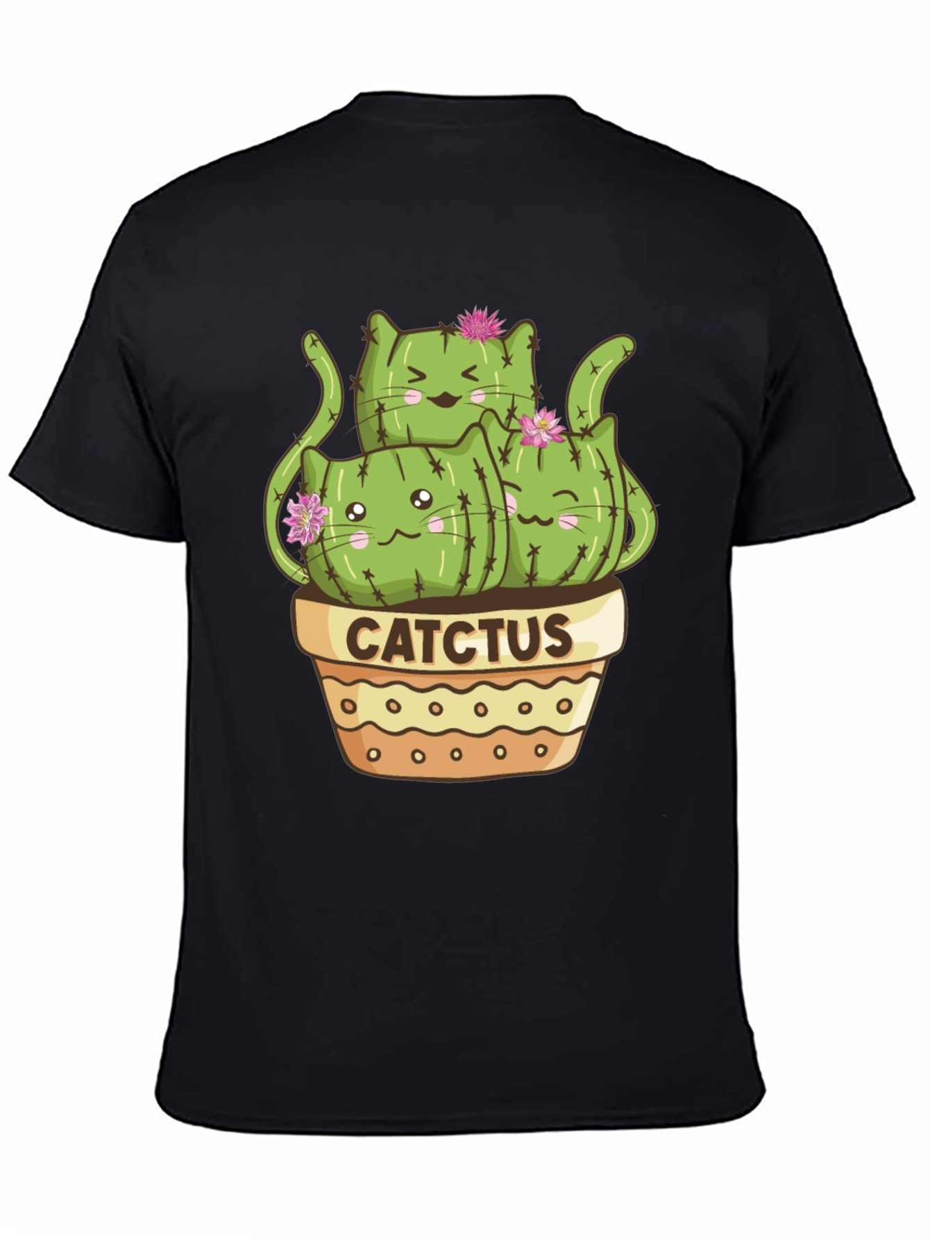 Cute Cactcus Cat T-Shirt