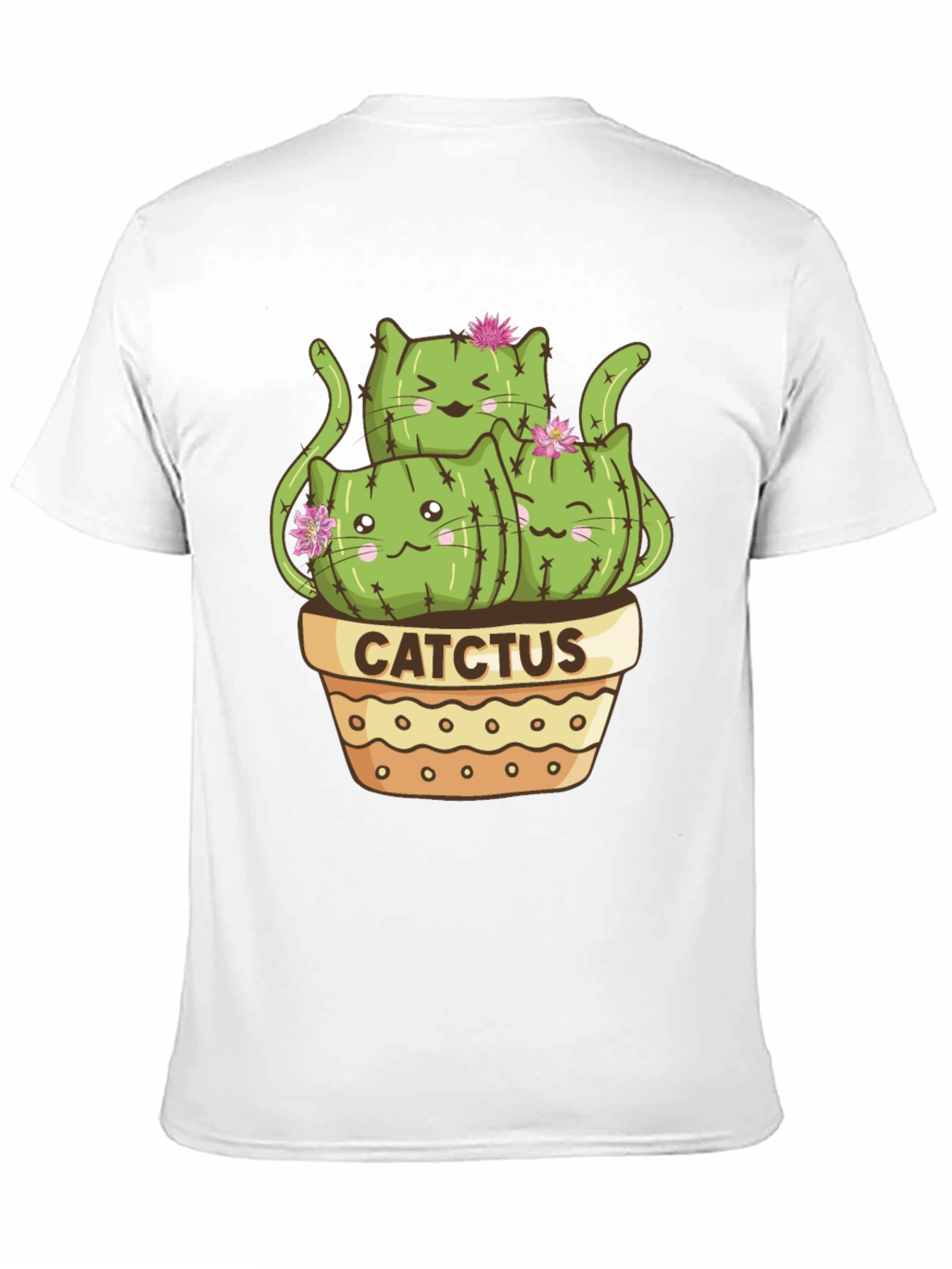Cute Cactcus Cat T-Shirt
