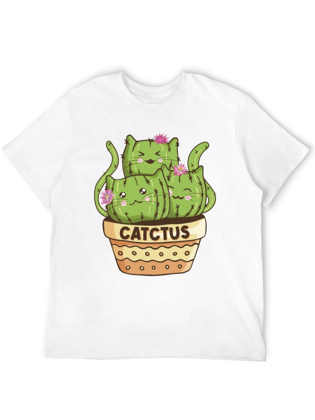 Cute Cactcus Cat T-Shirt