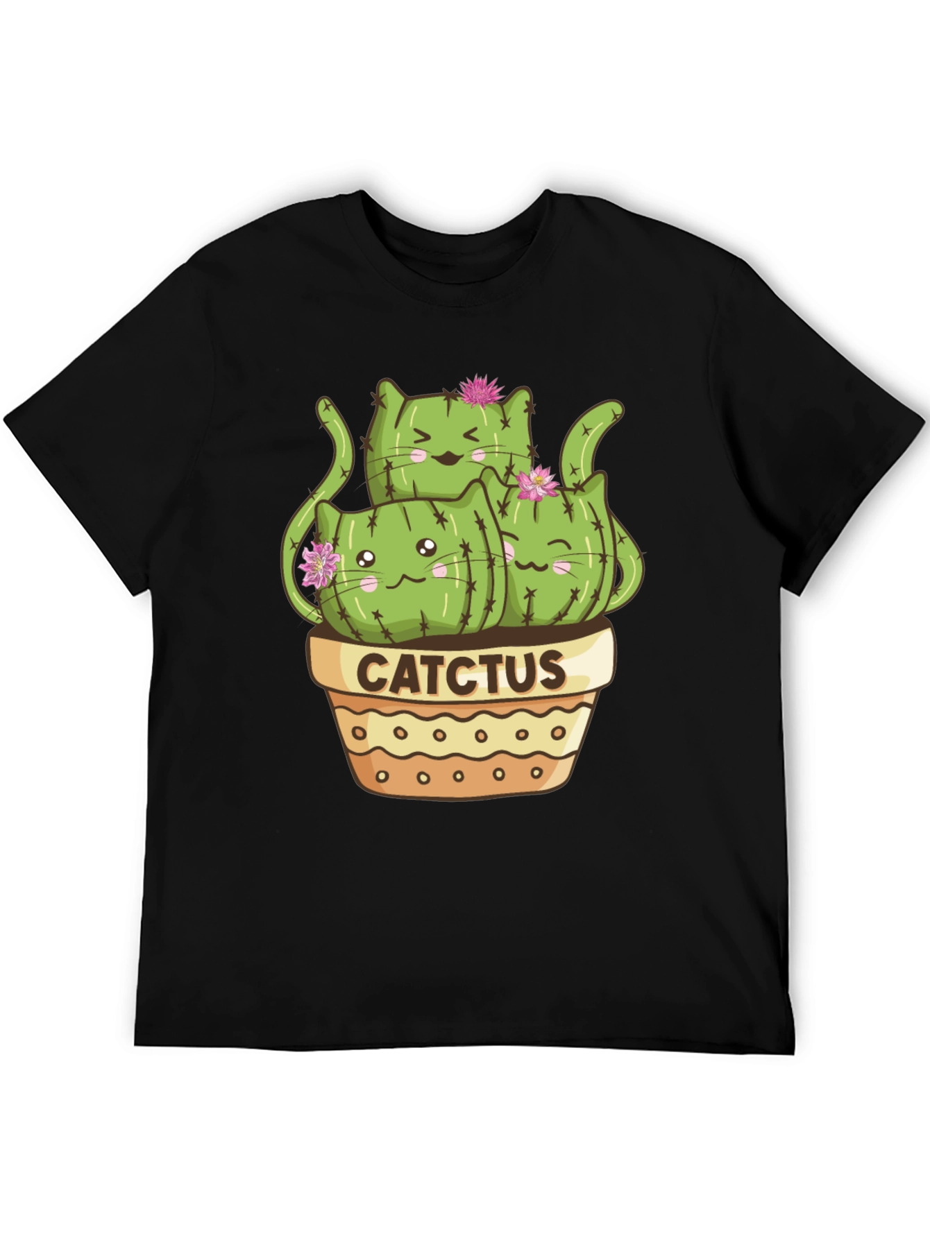 Cute Cactcus Cat T-Shirt