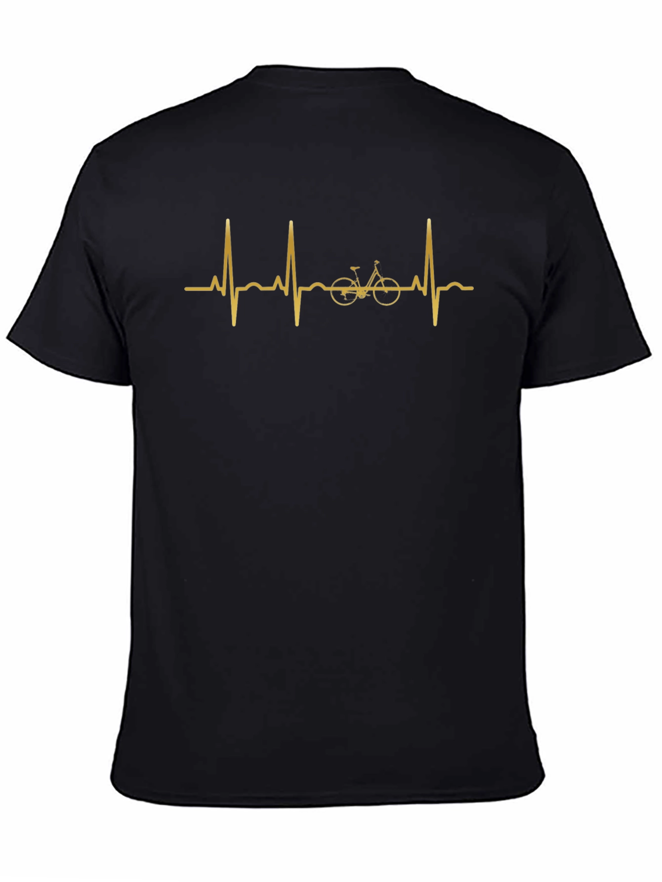 Cycling Heartbeat T-Shirt: Ride Your Passion!