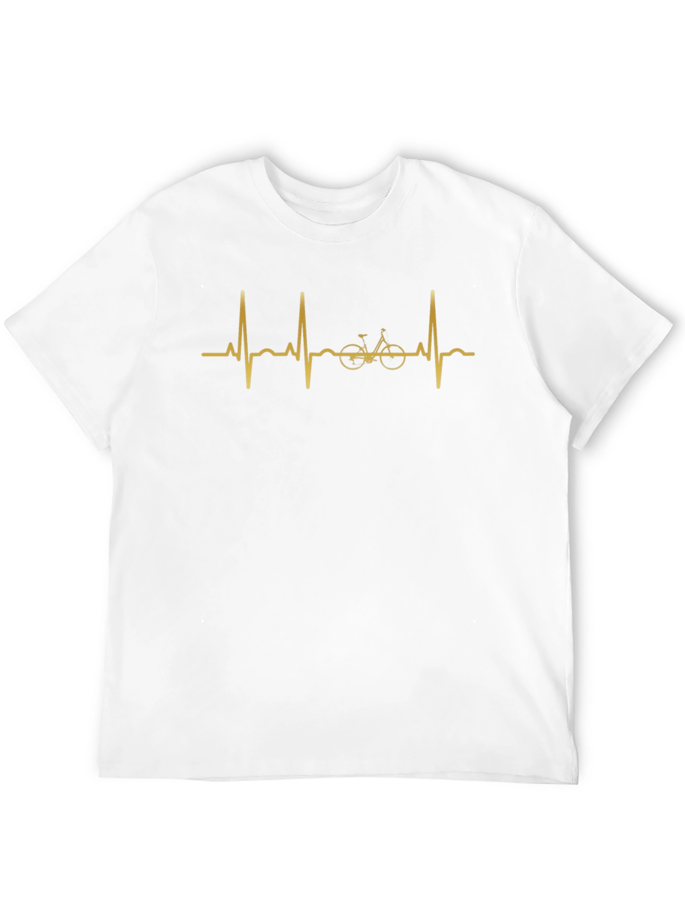 Cycling Heartbeat T-Shirt: Ride Your Passion!