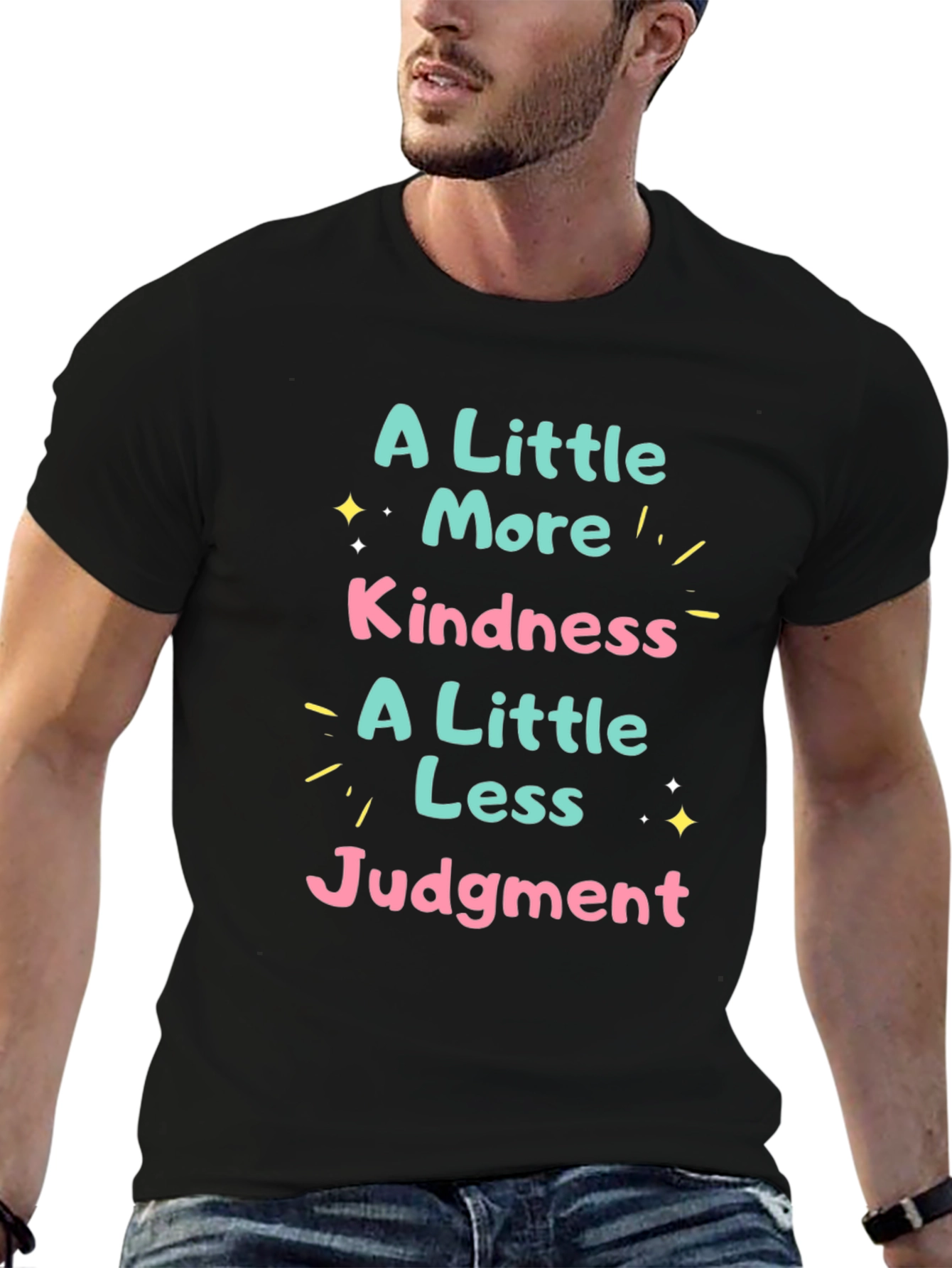 Kindness & Judgement Graphic Tee - Soft Cotton Blend