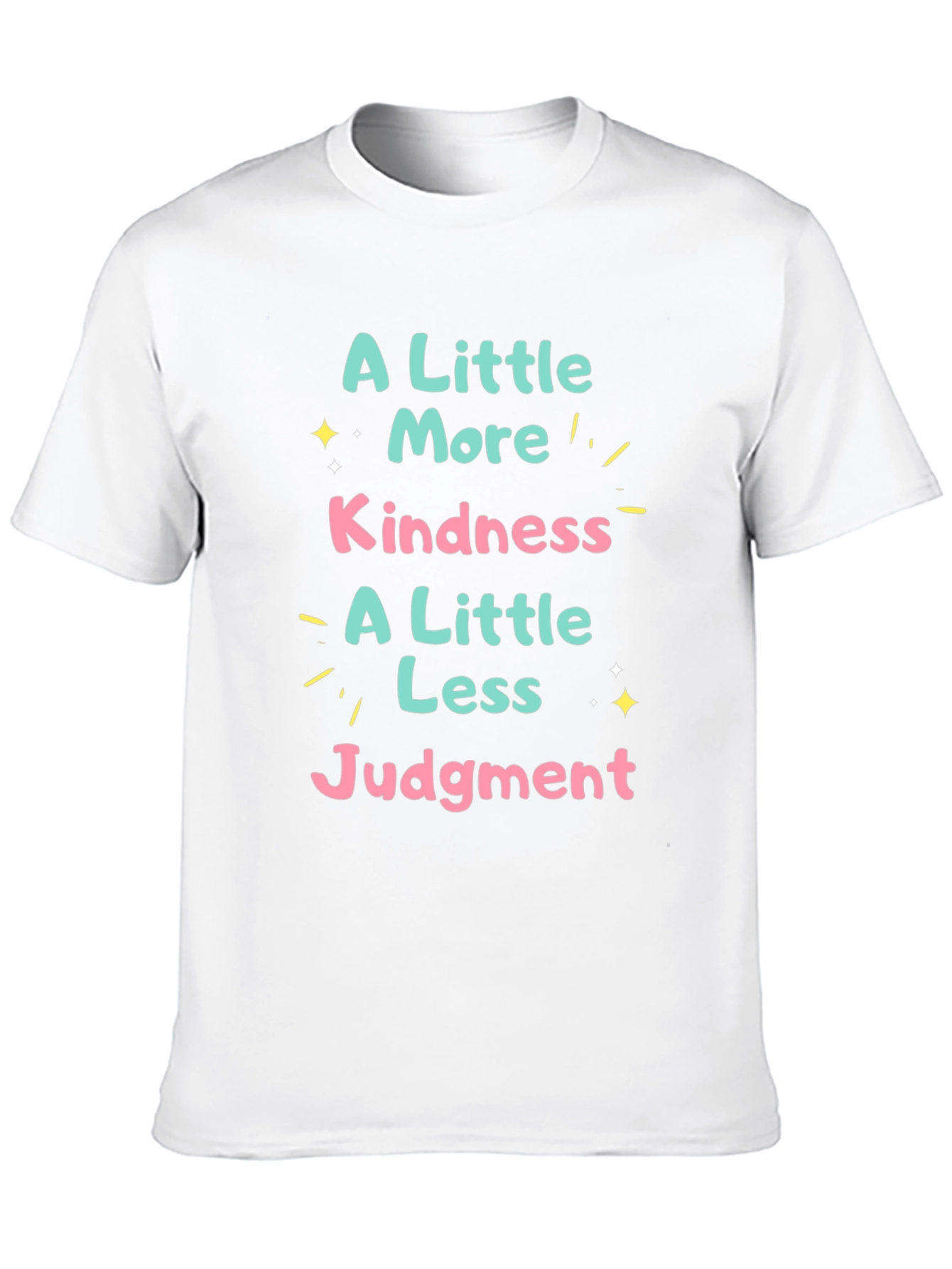 Kindness & Judgement Graphic Tee - Soft Cotton Blend