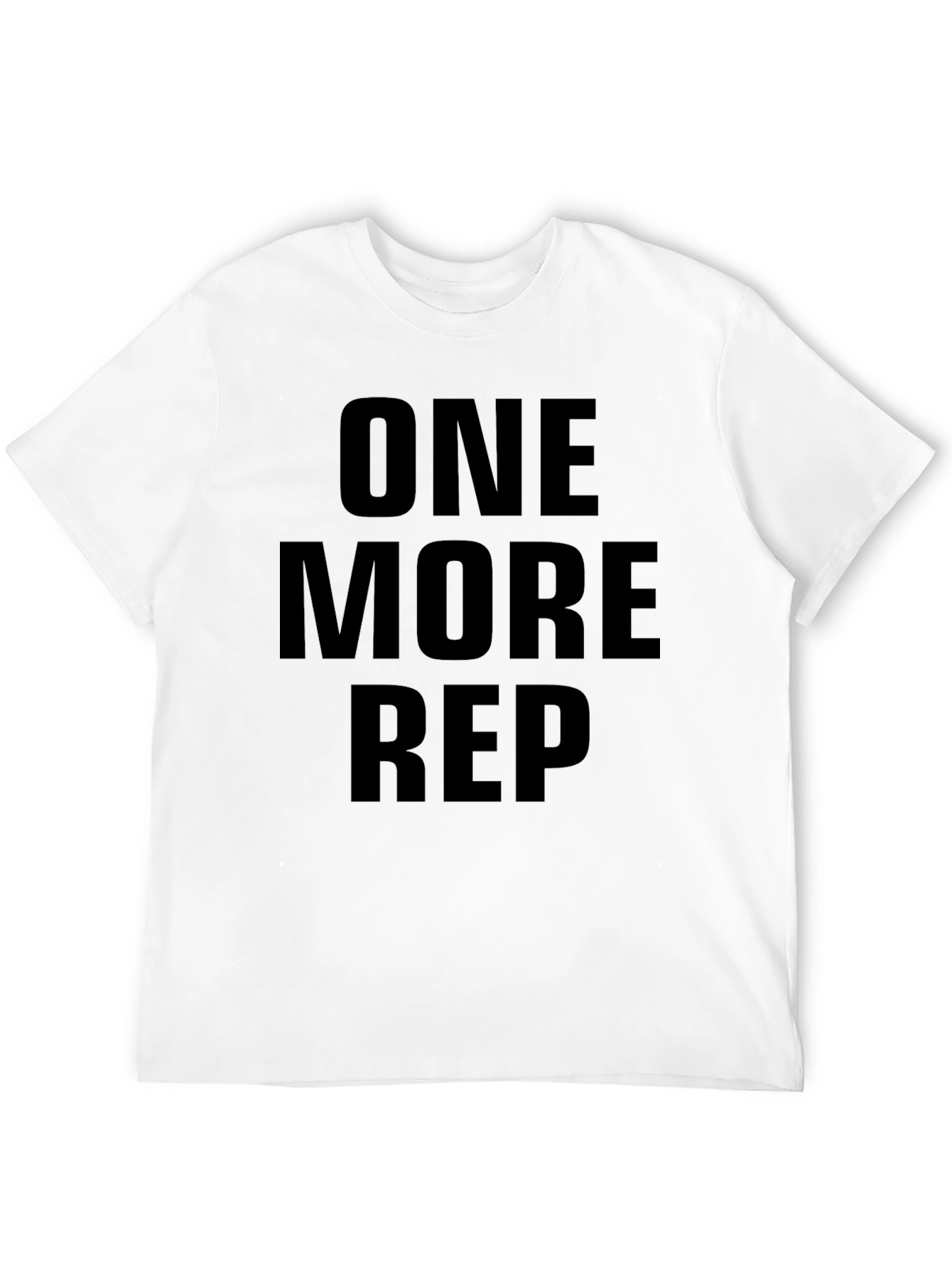 One More Rep Black T-Shirt