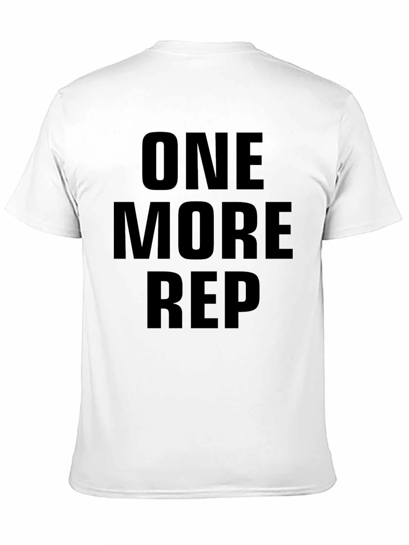 One More Rep Black T-Shirt
