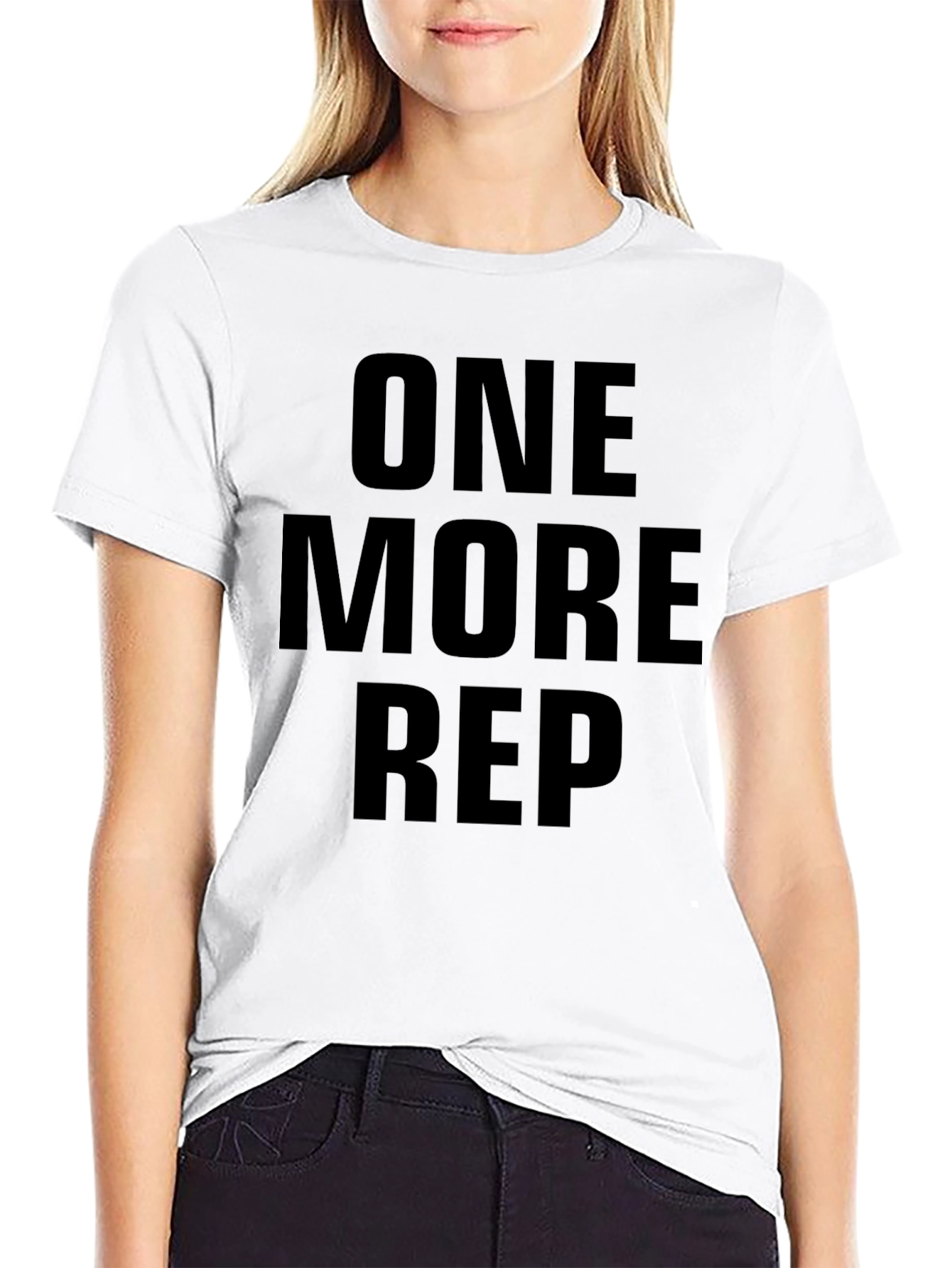 One More Rep Black T-Shirt