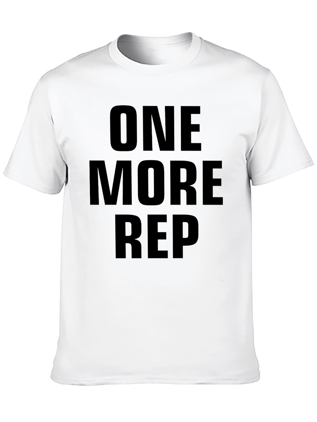 One More Rep Black T-Shirt