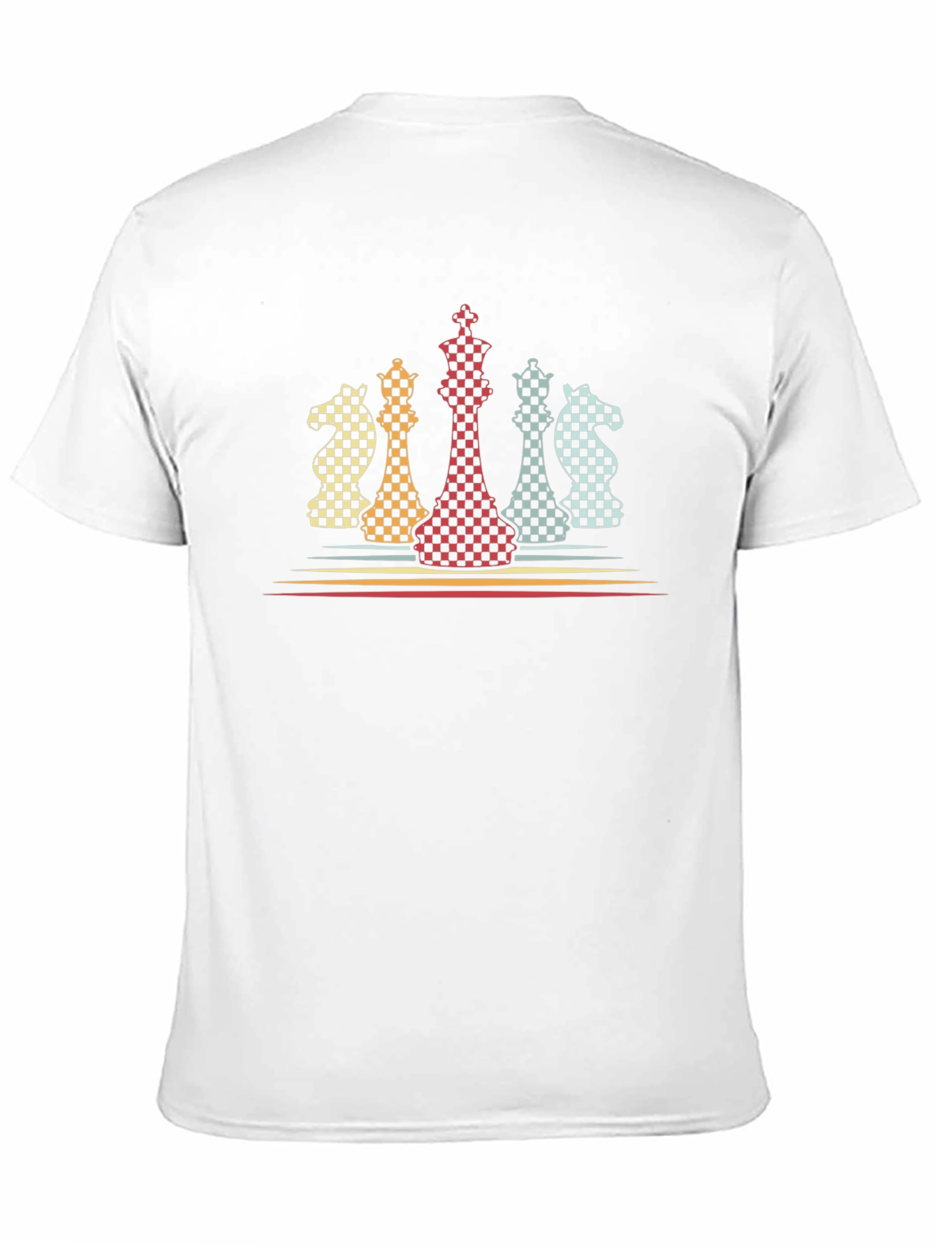 Chess Piece Graphic Tee - Retro Chess Player Shirt