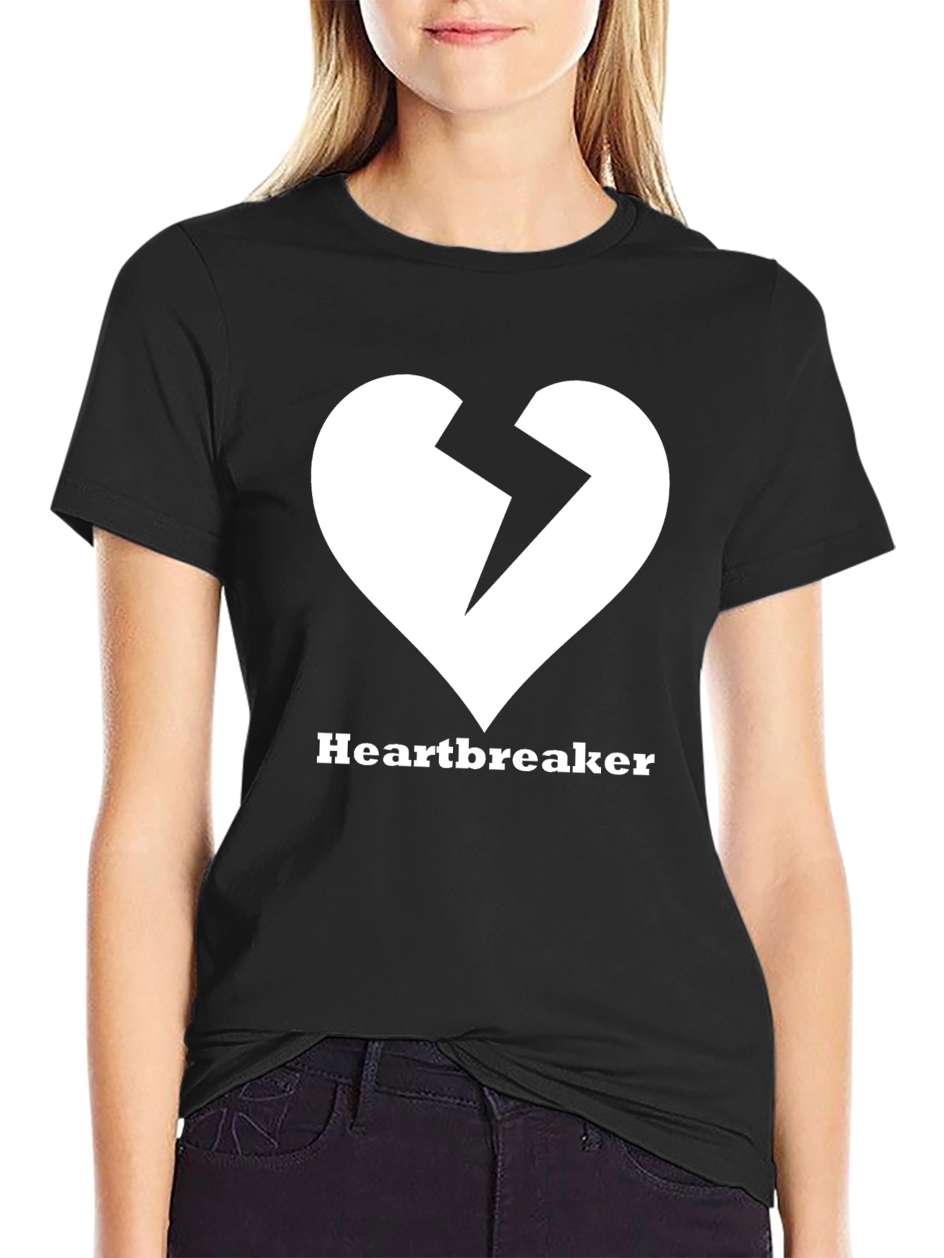 Heartbreaker Graphic Tee - Black