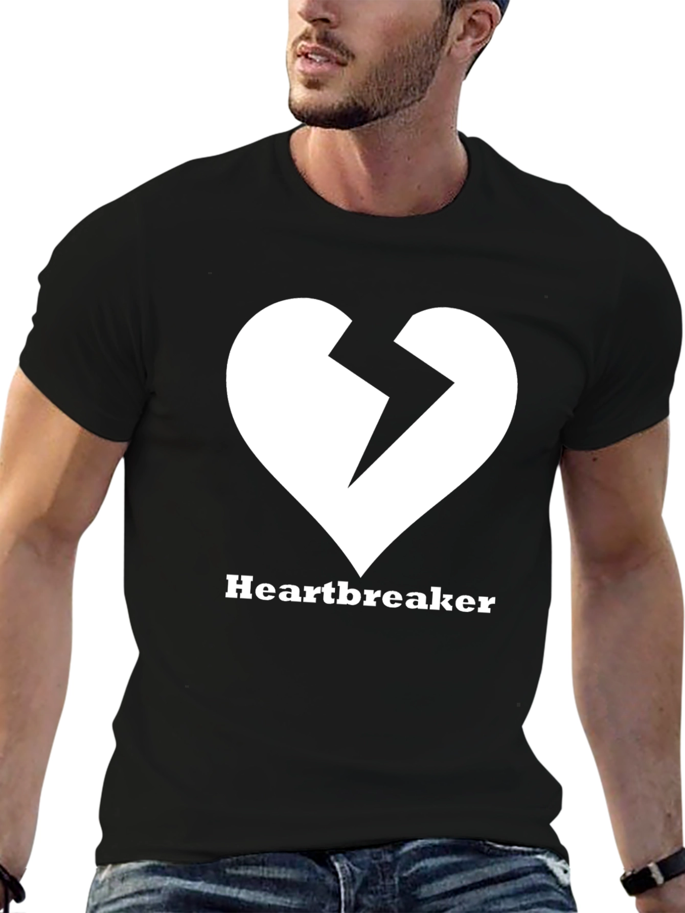 Heartbreaker Graphic Tee - Black