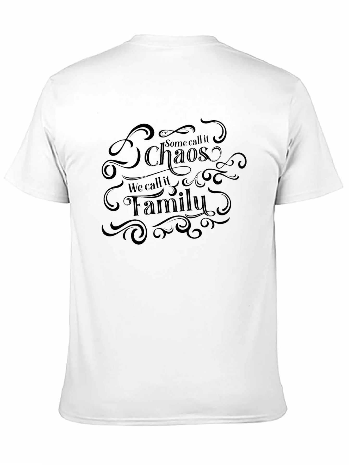 Chaos Family Graphic T-Shirt - Black