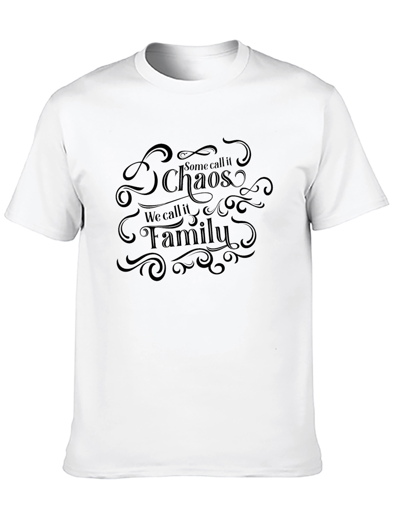 Chaos Family Graphic T-Shirt - Black