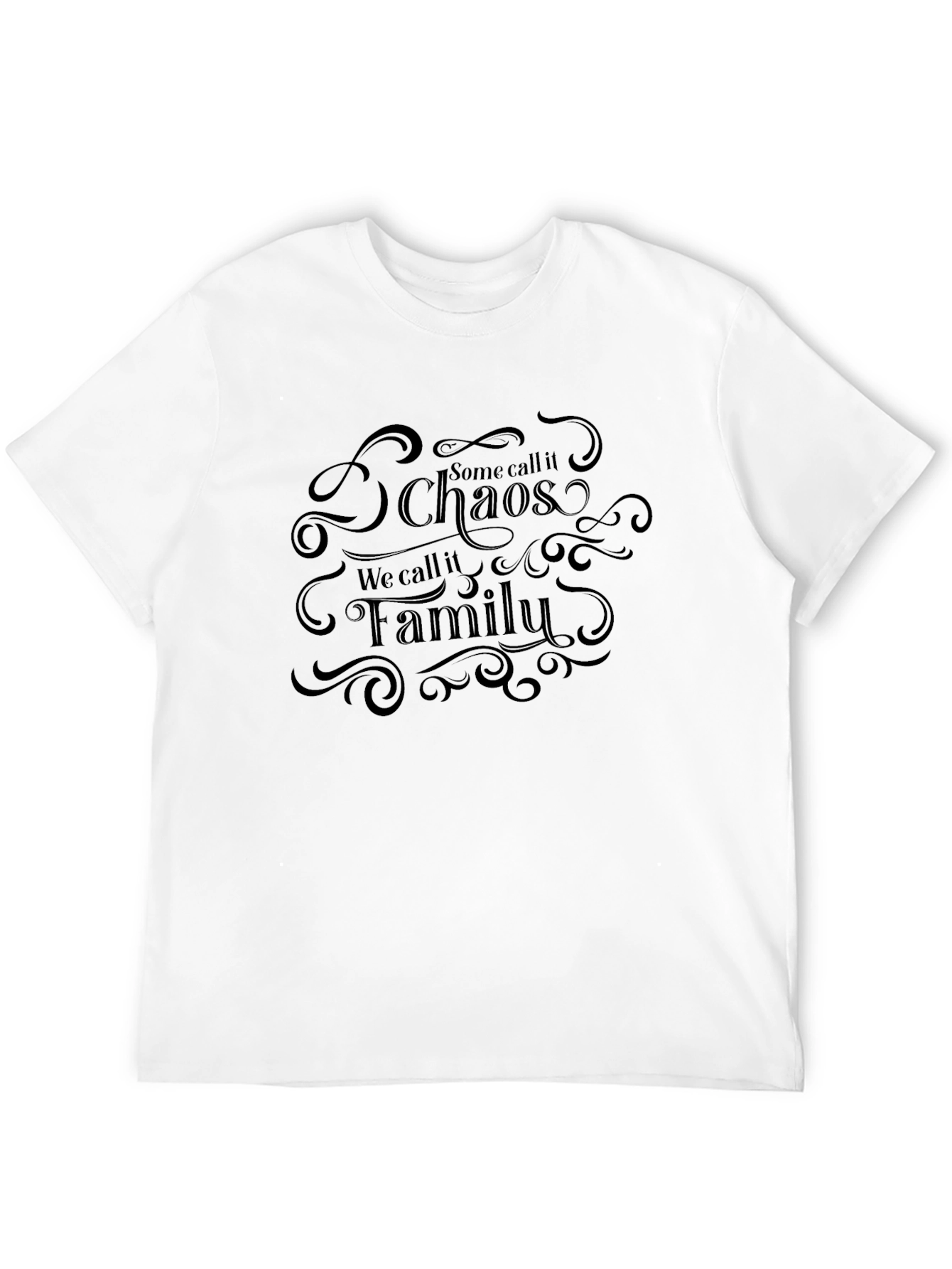 Chaos Family Graphic T-Shirt - Black