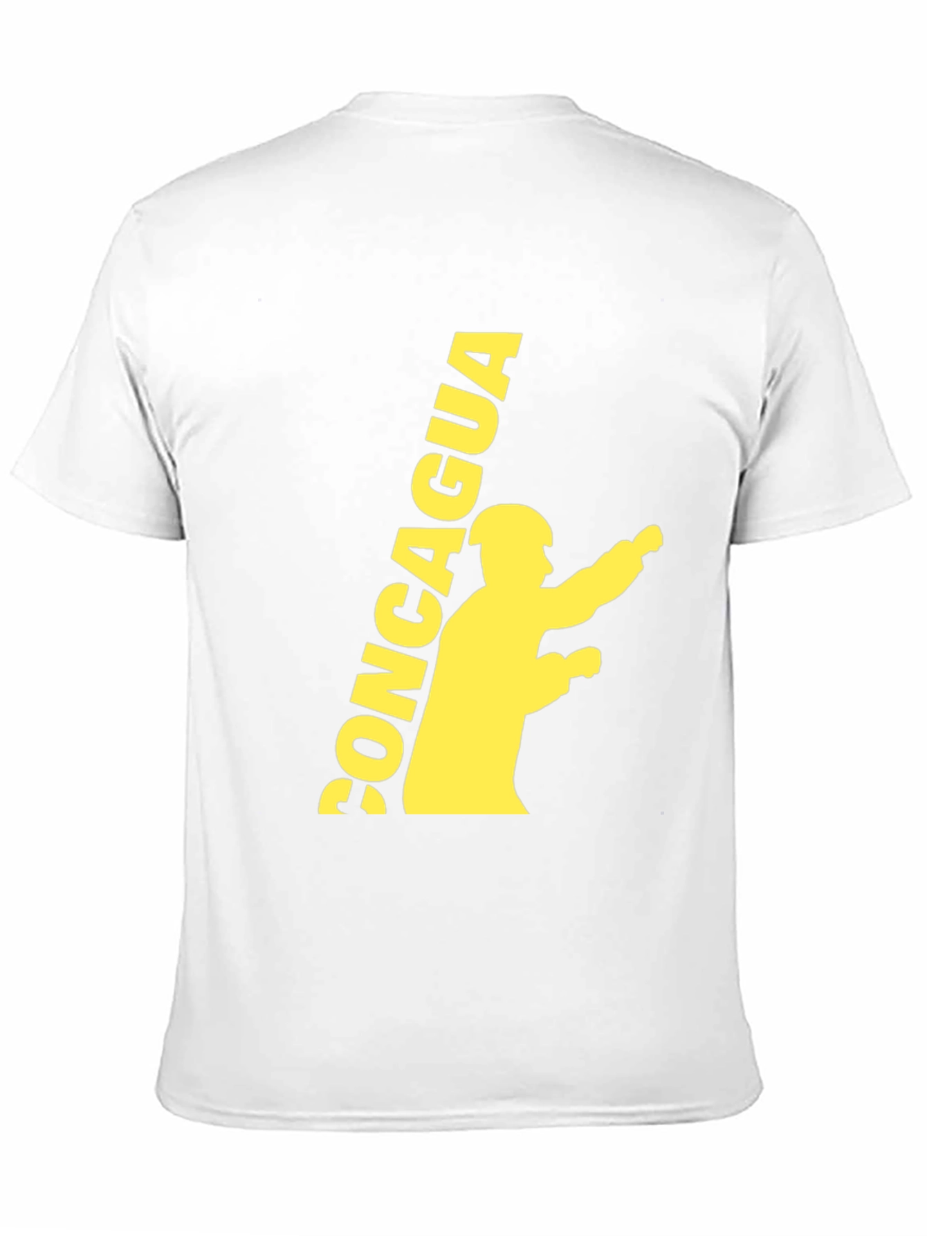 Black Tee with CONCAGUA Graphic