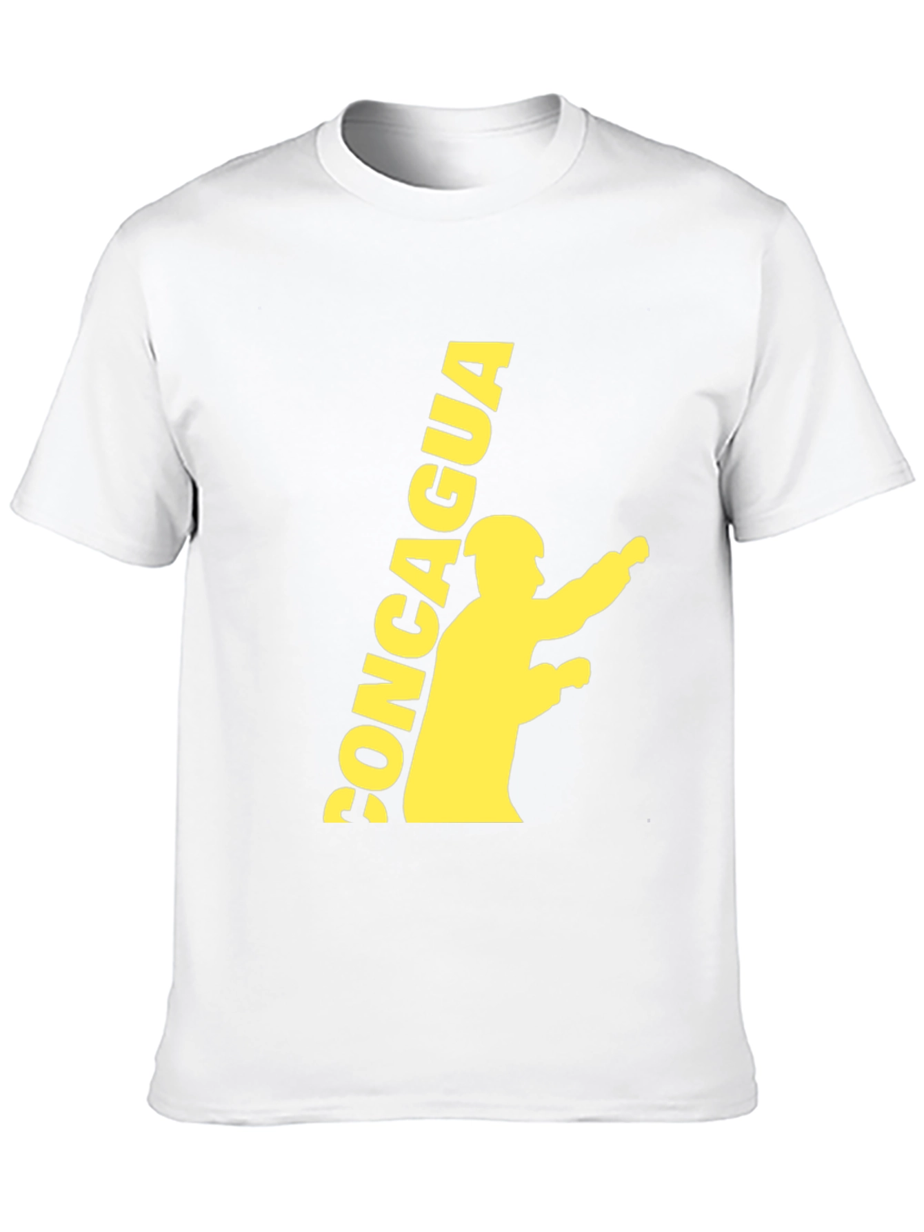 Black Tee with CONCAGUA Graphic