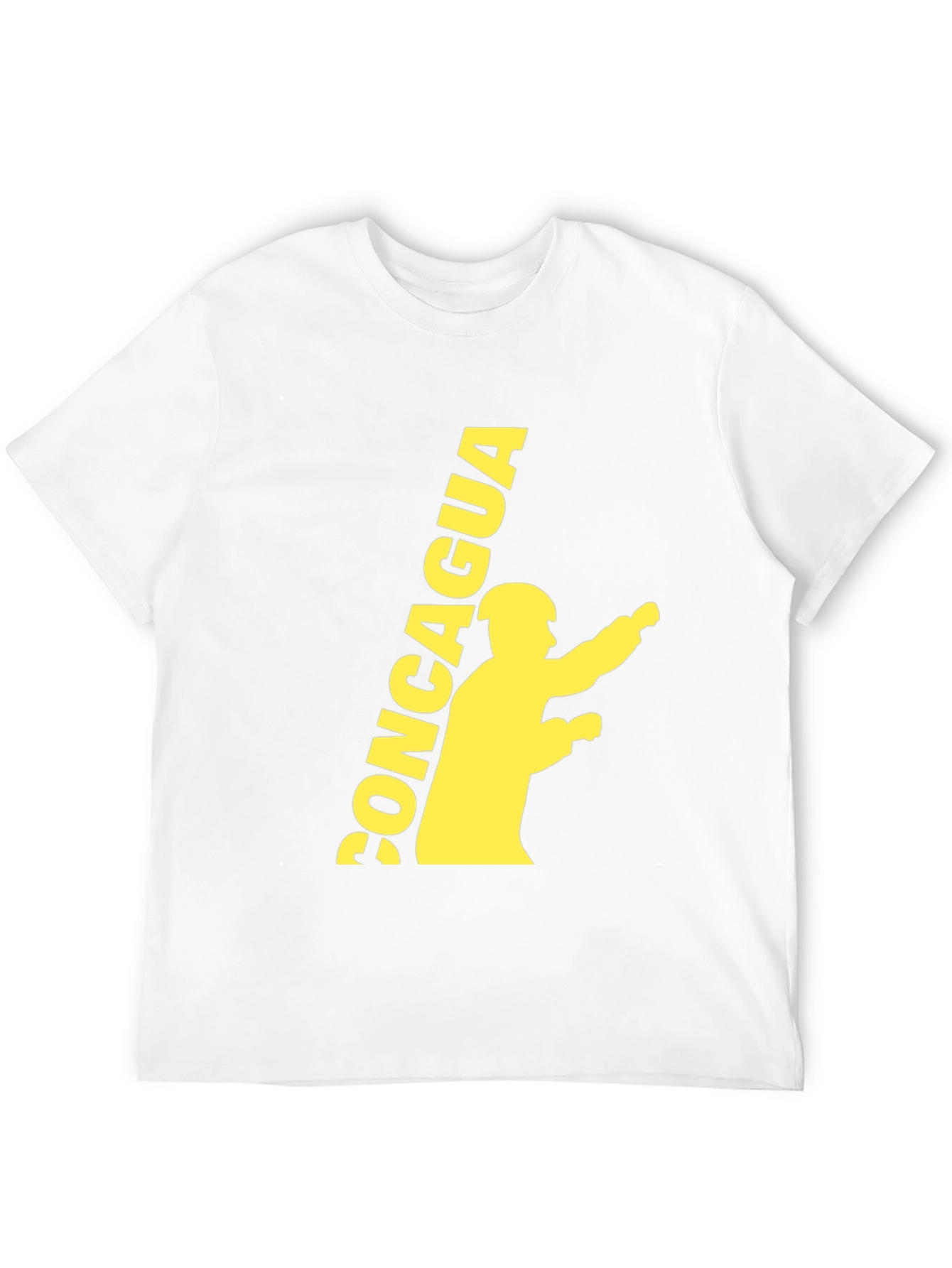 Black Tee with CONCAGUA Graphic